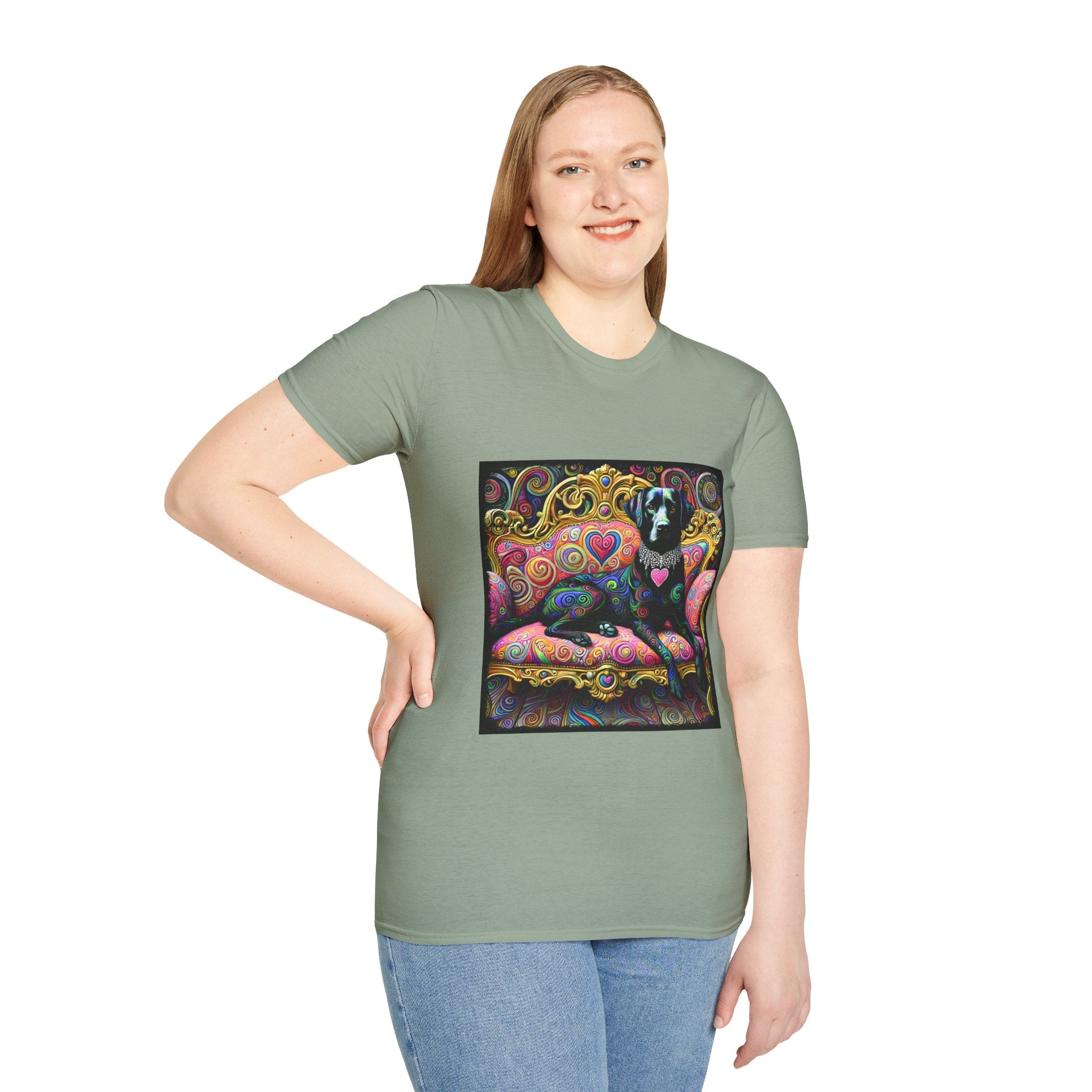 Labrador Retriever Love Swirl | Unisex Dog T-Shirt
