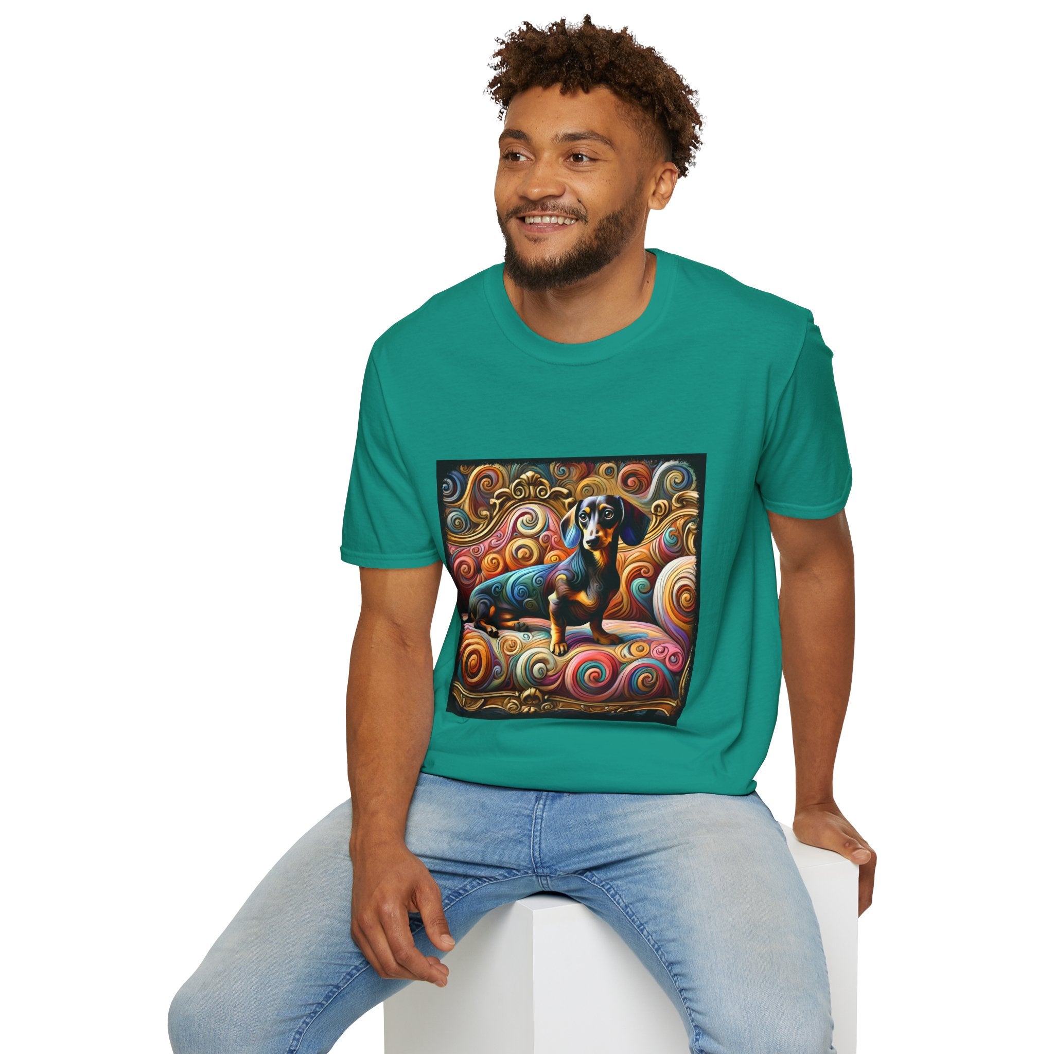 Dachshund Multi Swirl | Unisex Dog T-Shirt