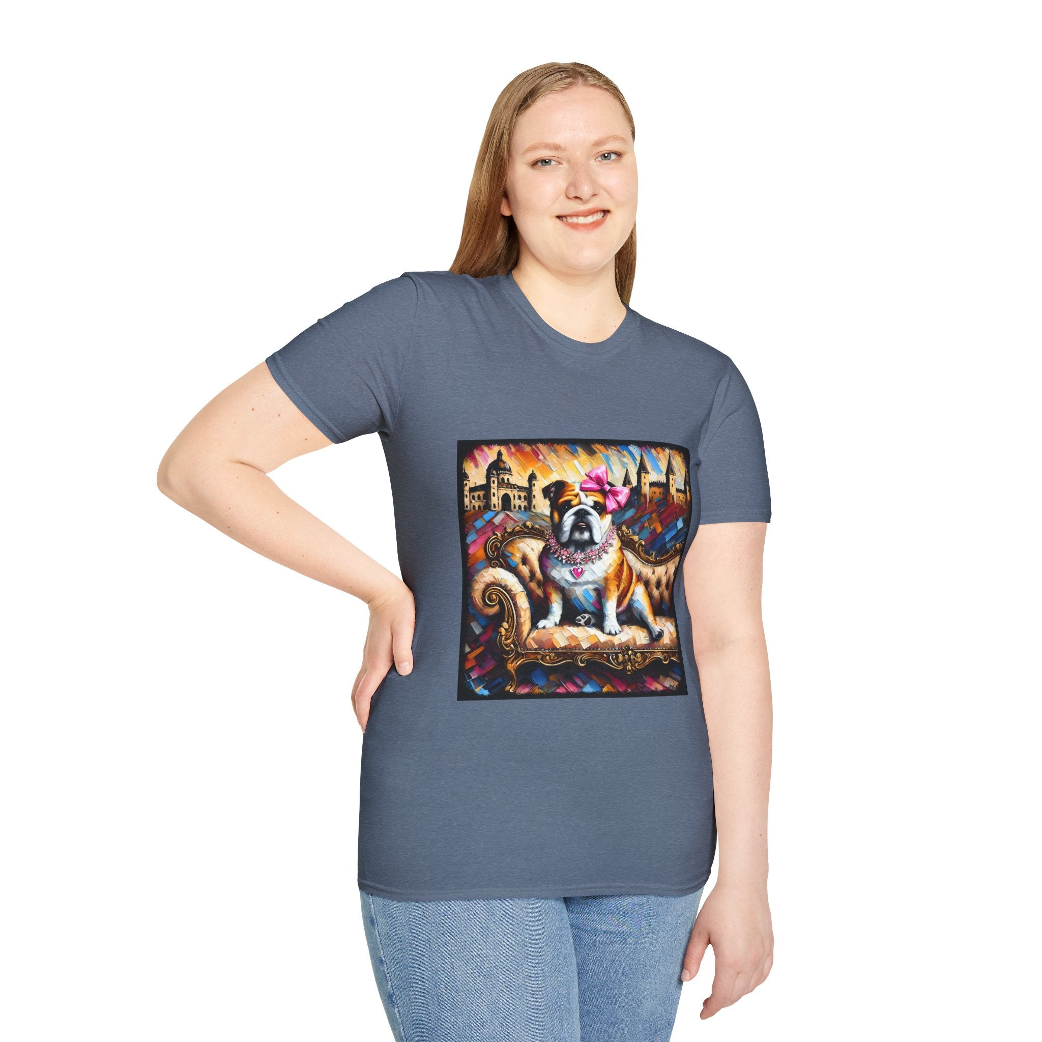 Bulldog Diamond Princess Classic | Unisex Dog T-Shirt