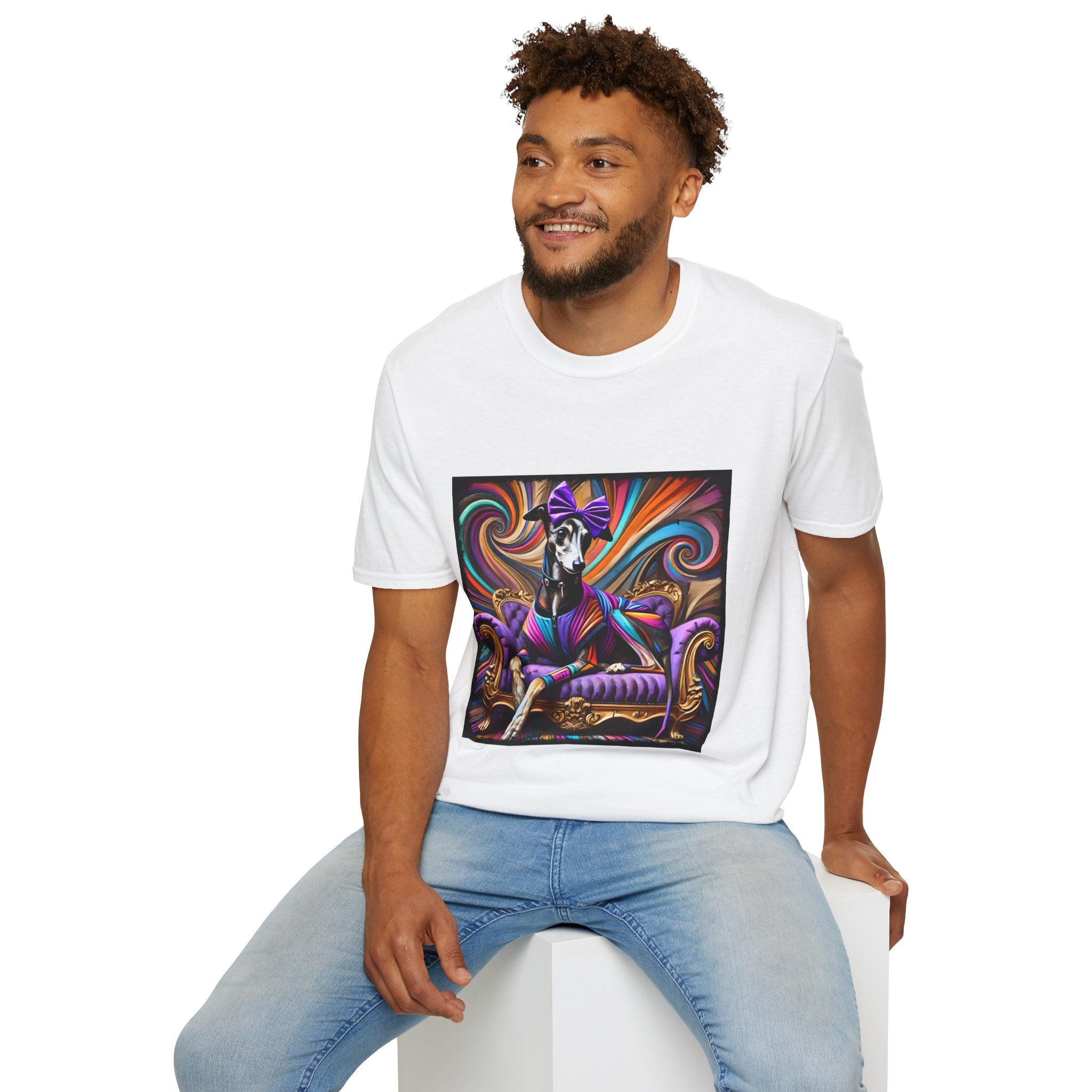 Greyhound Vivid Rocker | Unisex Dog T-Shirt