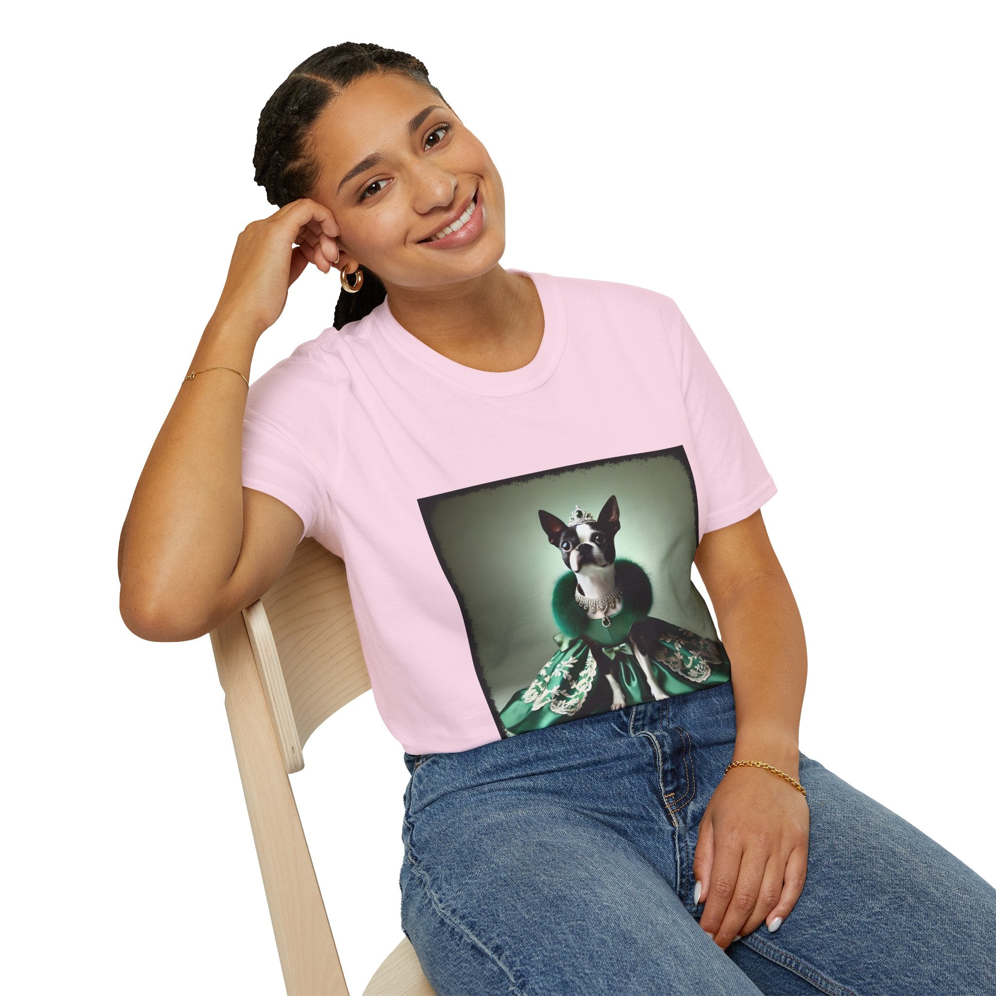 Boston Terrier Pageant Princess | Unisex Dog T-Shirt