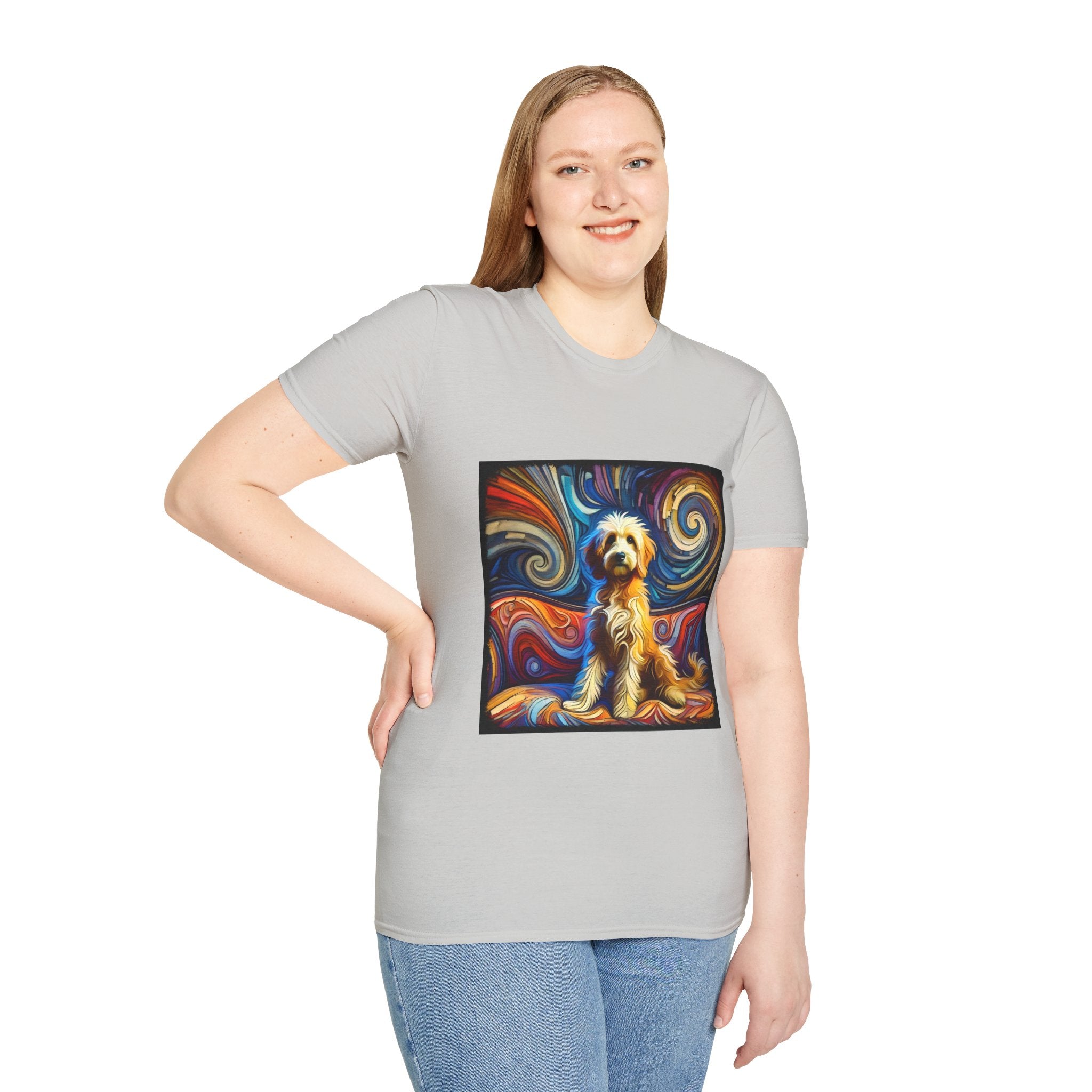 Goldendoodle Multicolored Swirl | Unisex Dog T-Shirt
