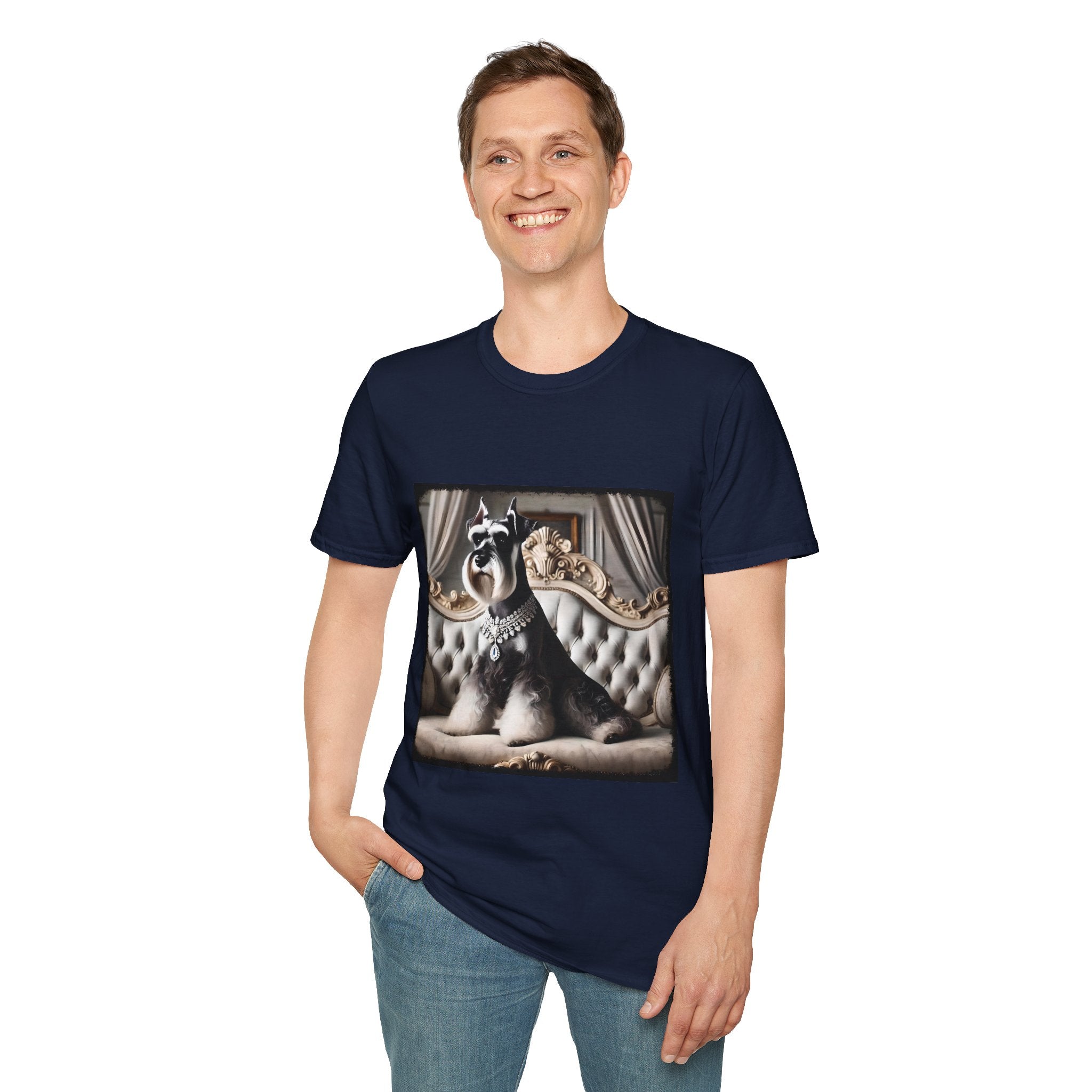 Schnauzer Diamond Diva | Unisex Dog T-Shirt