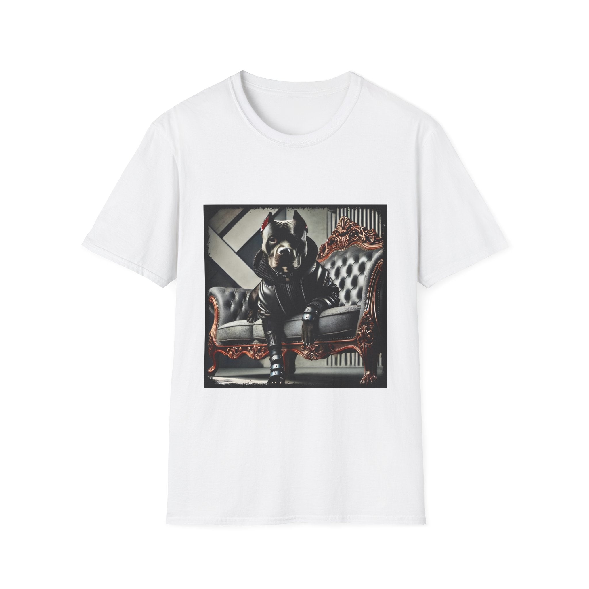 American Pit Bull Terrier Shirt | Leather Rebel Dog Lover Tee