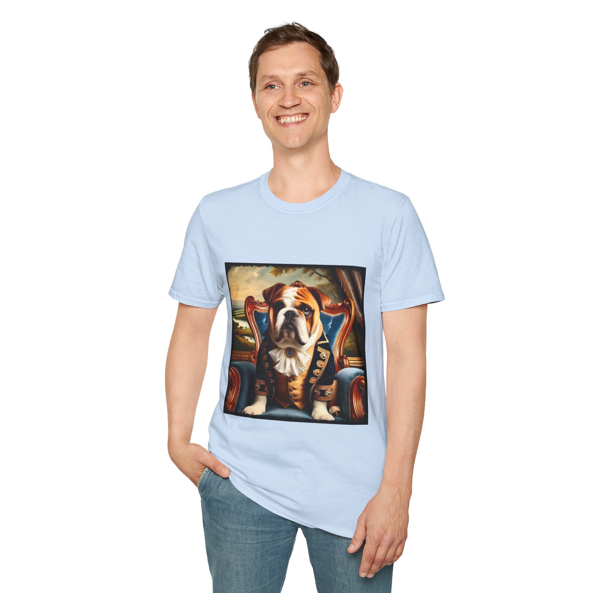 Bulldog Bougie Baron | Unisex Dog T-Shirt