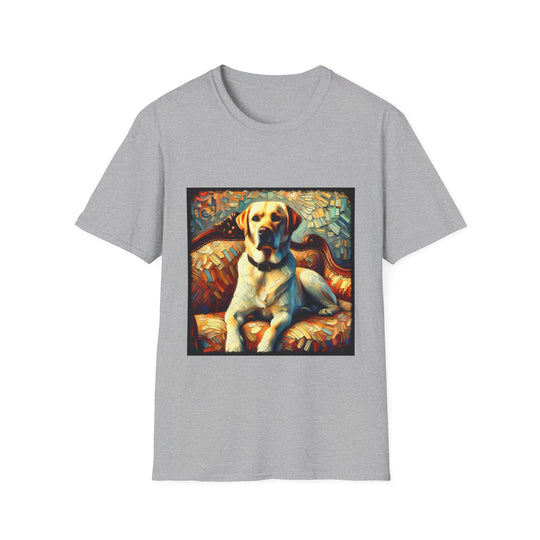 Labrador Retriever Classic Vibrant design dog lover unisex t-shirt in sport grey