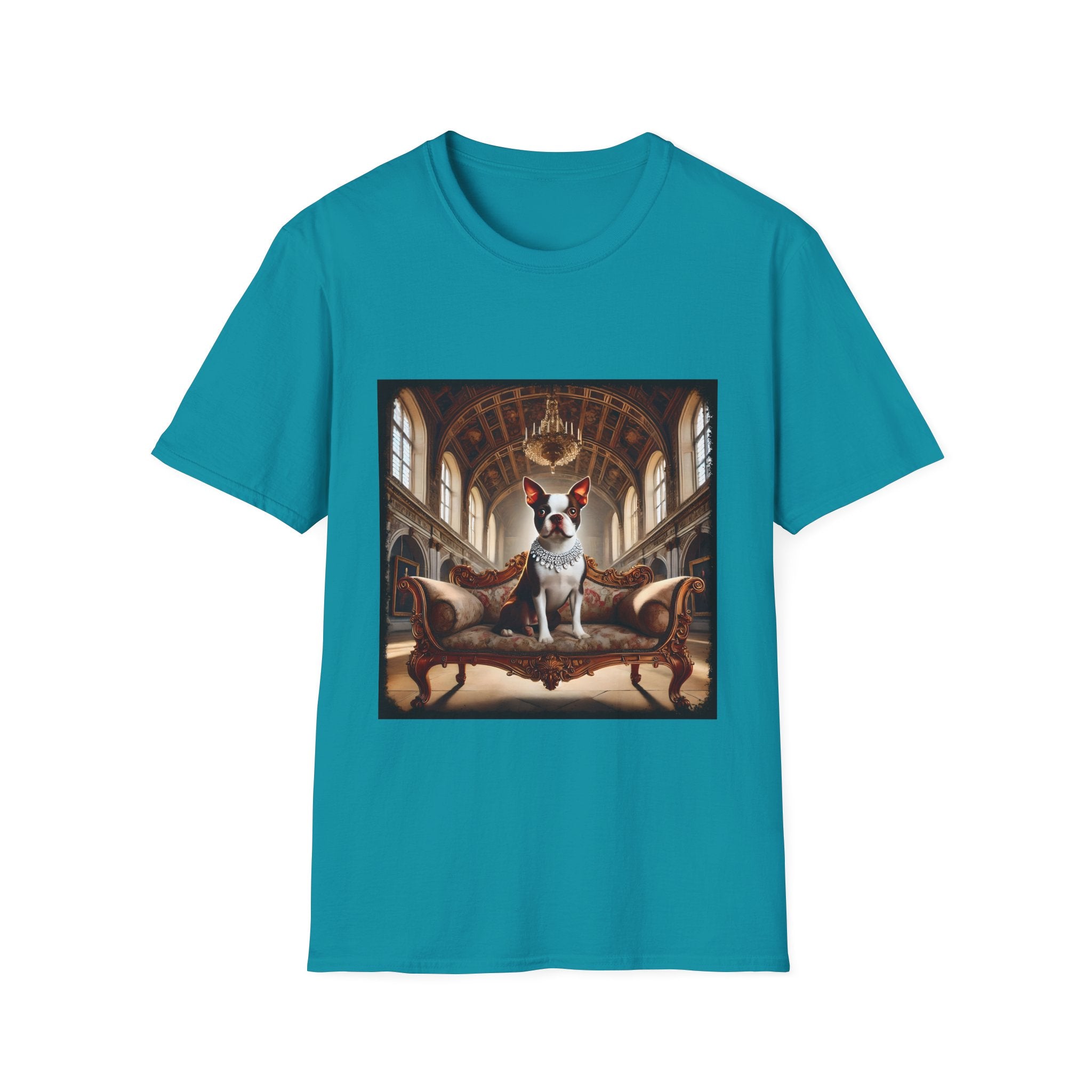 Boston Terrier Poised Princess  | Unisex Dog T-Shirt