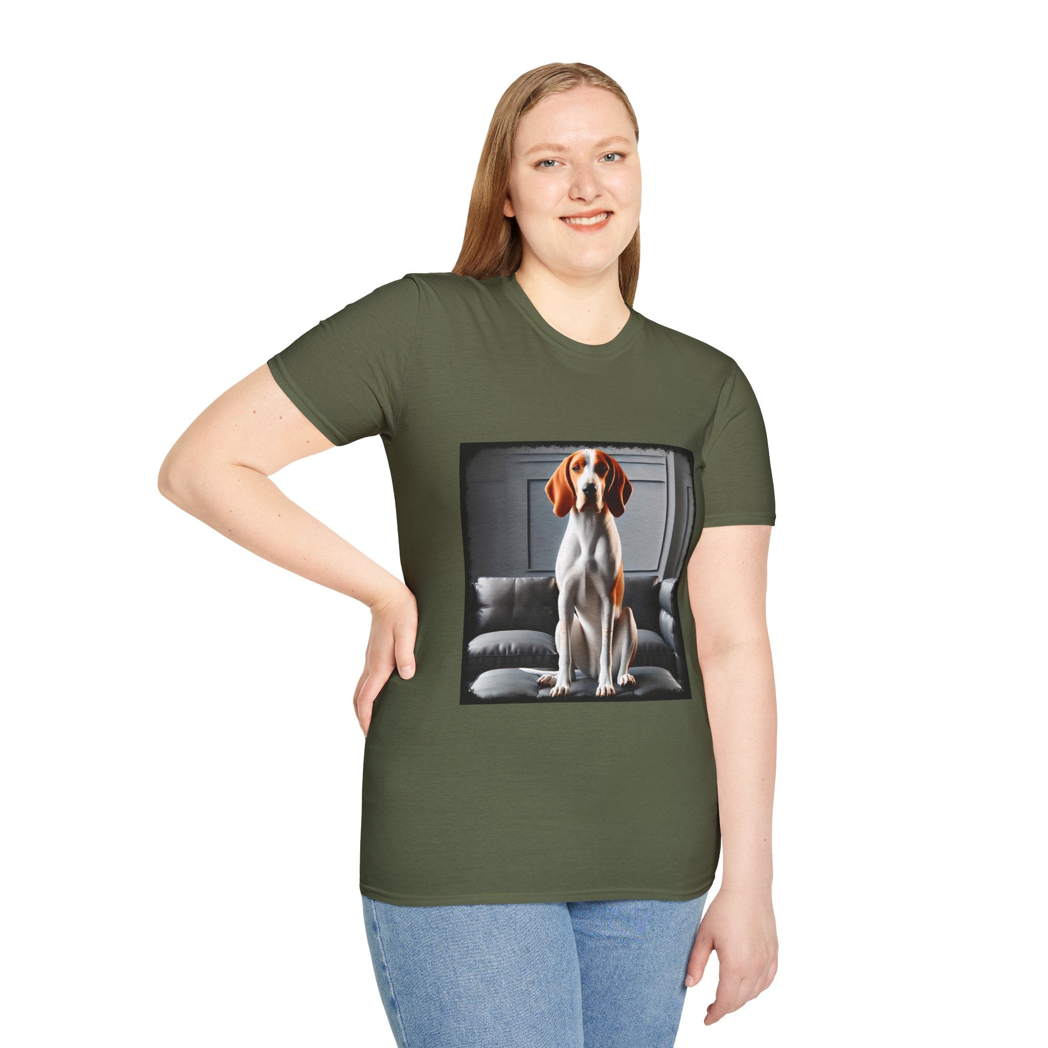 Coonhound Modern Muse  | Unisex Dog T-Shirt