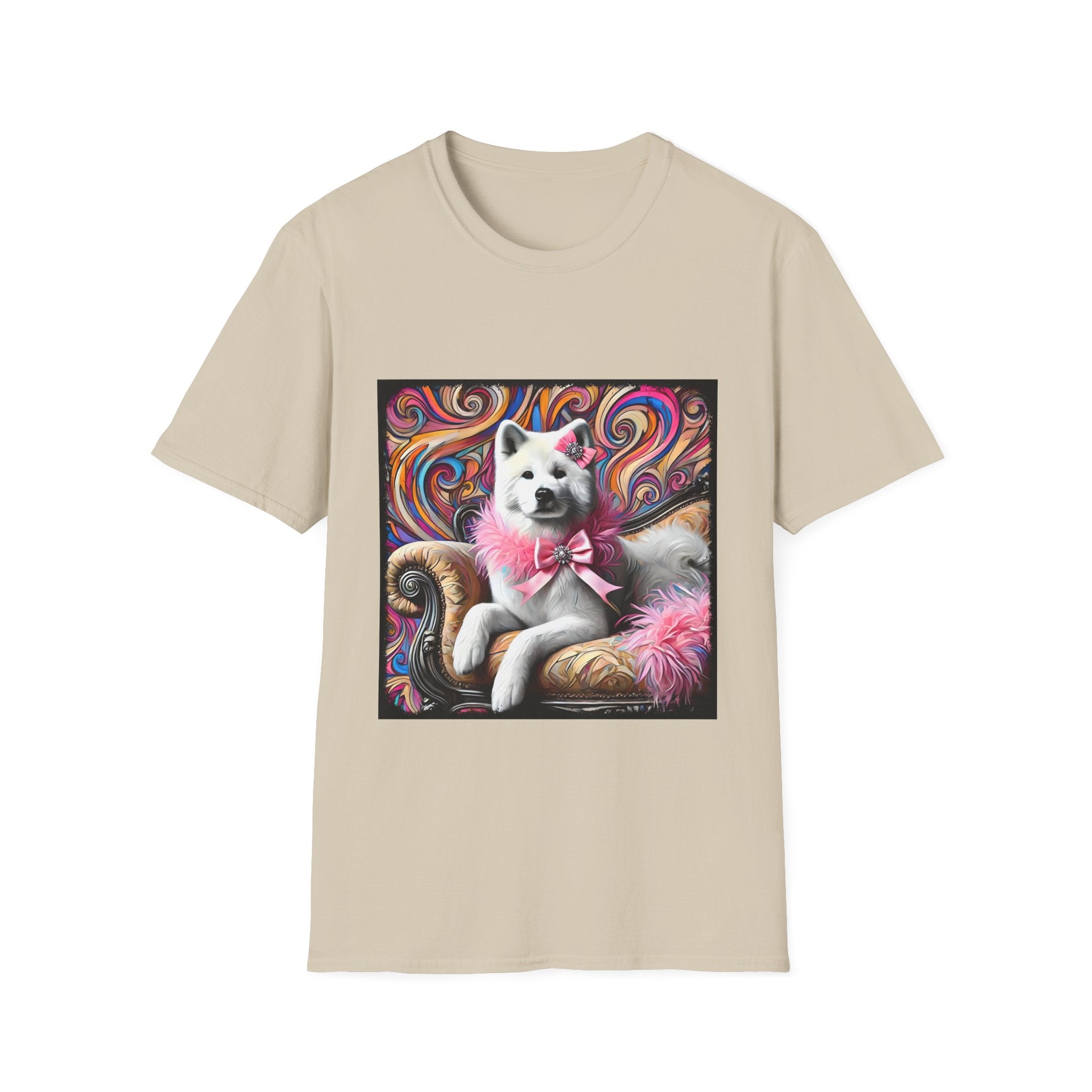 Akita Shirt | Pink Sass Swirl Dog Lover Tee