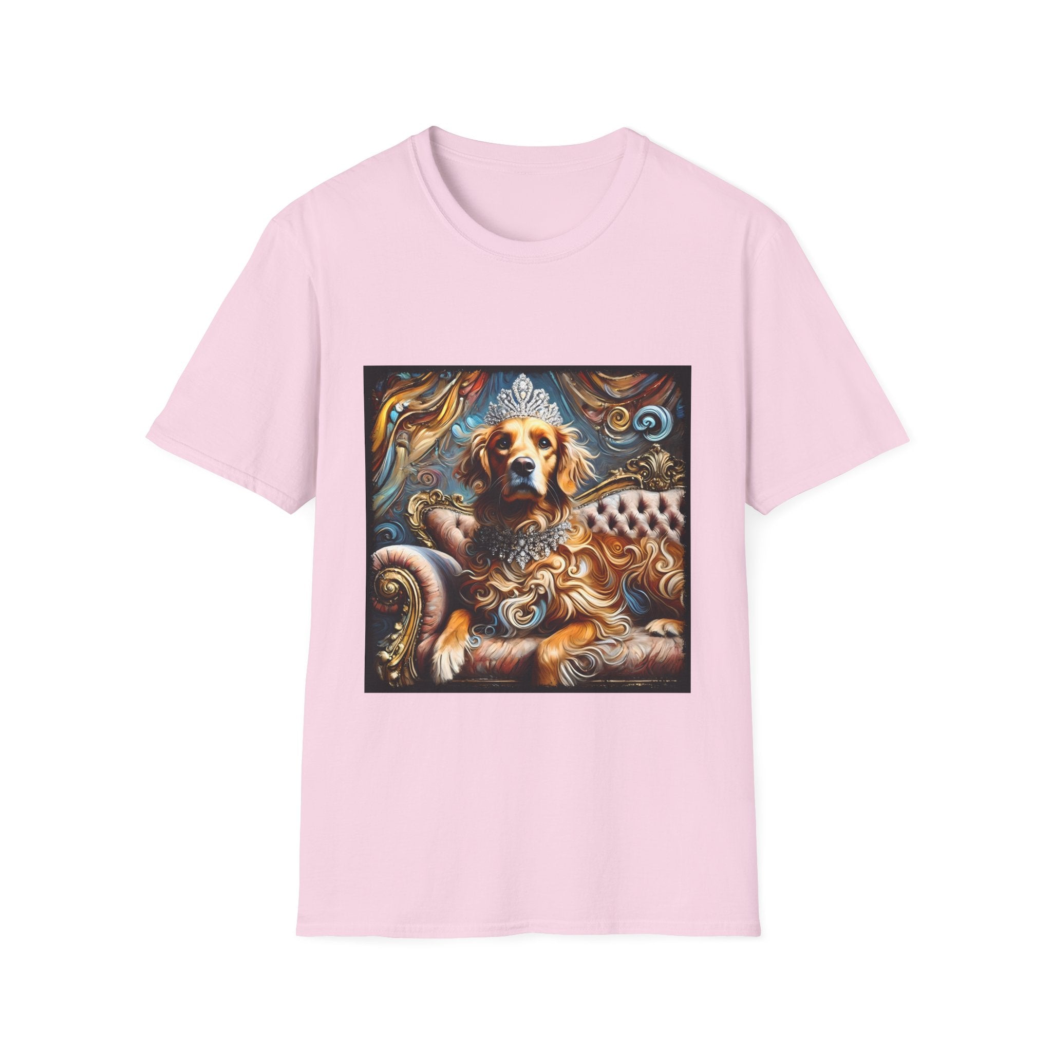 Golden Retriever Shirt | Diamond Diva Swirl Dog Lover Tee