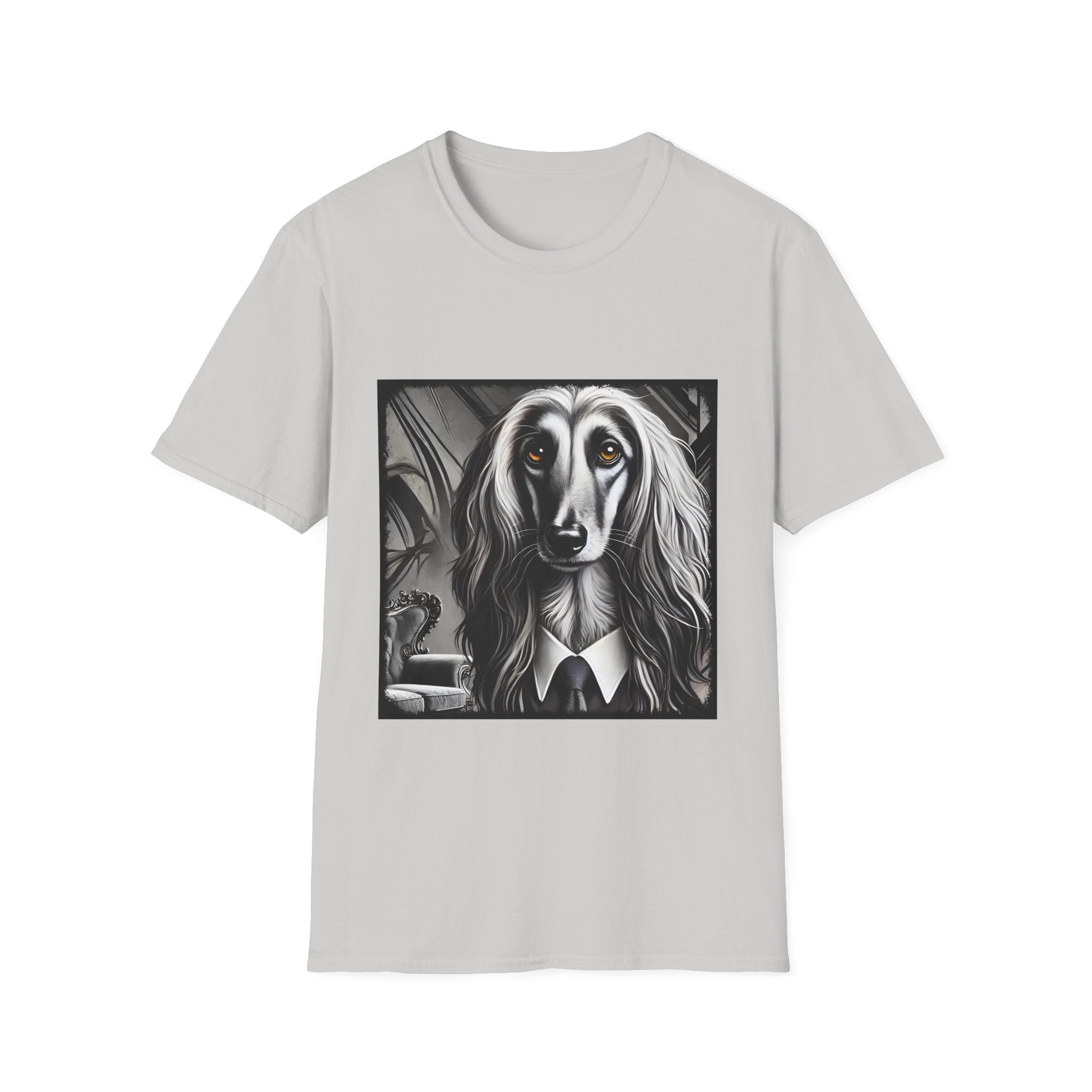 Afghan Hound Shirt | B&W Bold Eyes Dog Lover Tee