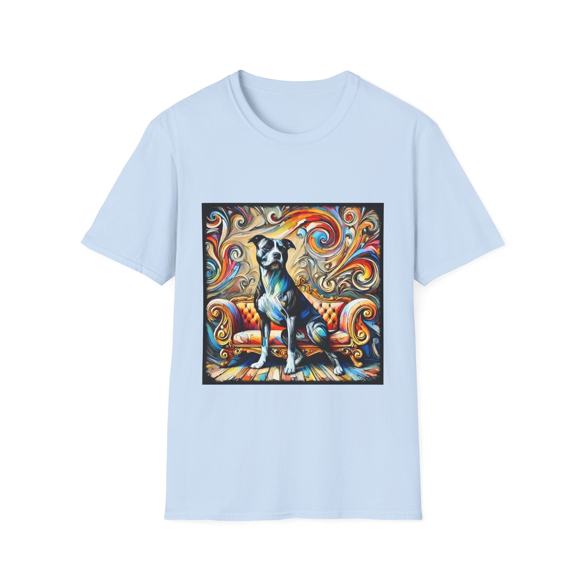 American Pit Bull Terrier Shirt | Kaleidoscopic Swirl Dog Lover Tee