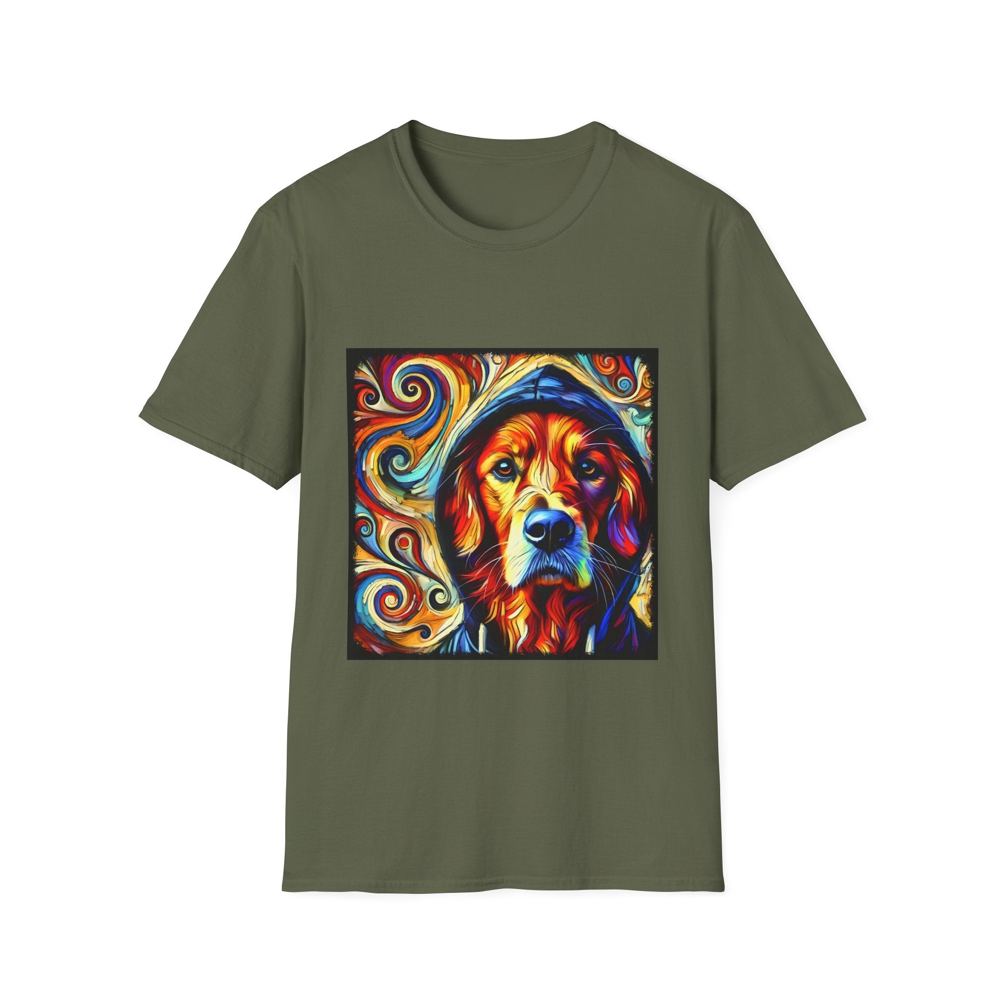 Golden Retriever Shirt | Relaxed Bold Swirl Dog Lover Tee