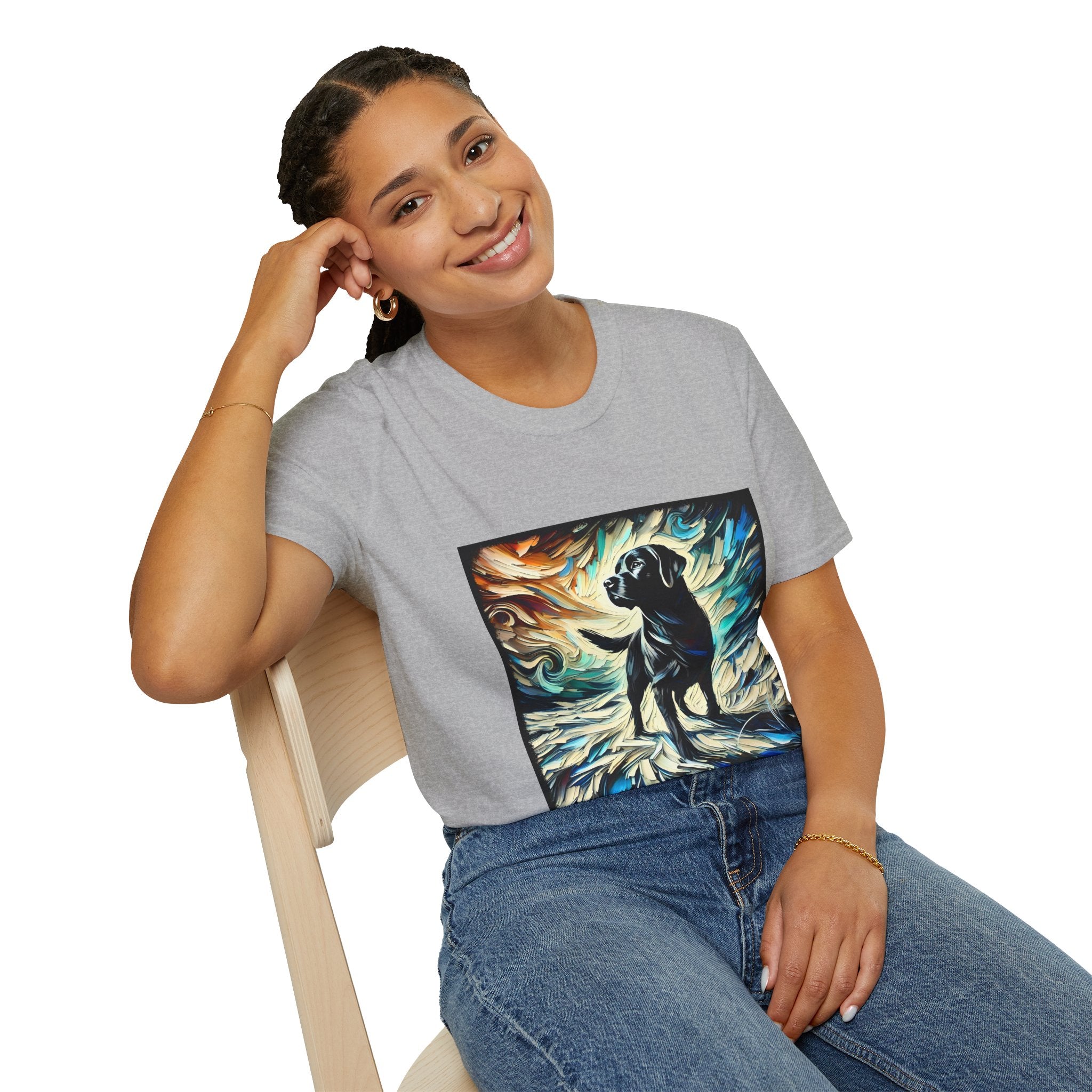 Labrador Retriever Snow Swirl | Unisex Dog T-Shirt