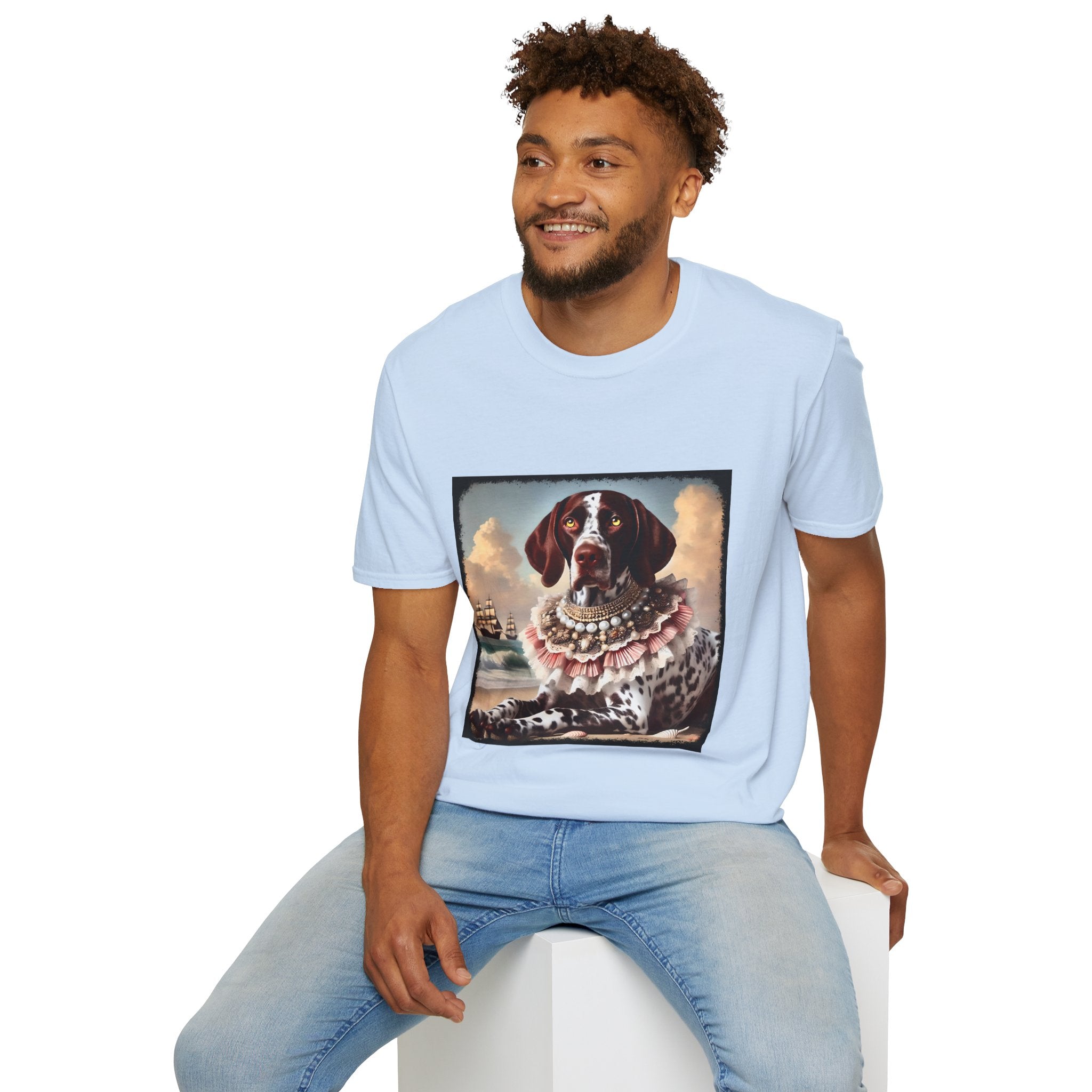 German Shorthaired Pointer Beach Beauty | Unisex Dog T-Shirt