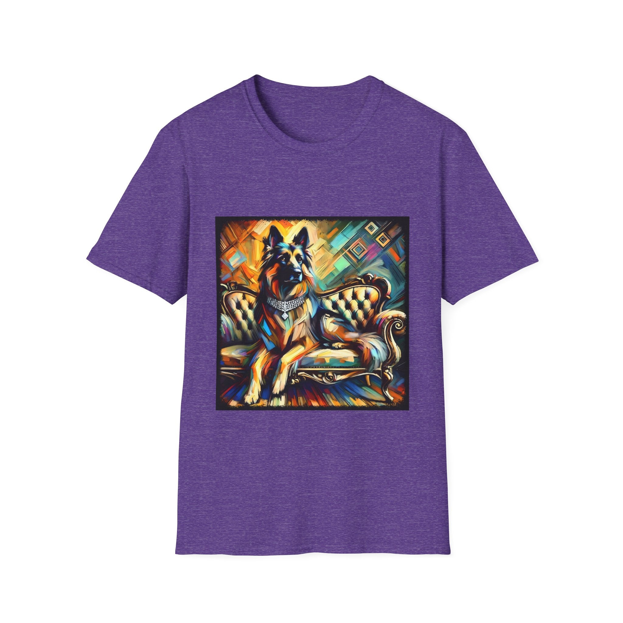 German Shepherd Diamond Multicolor Classic | Unisex Dog T-Shirt