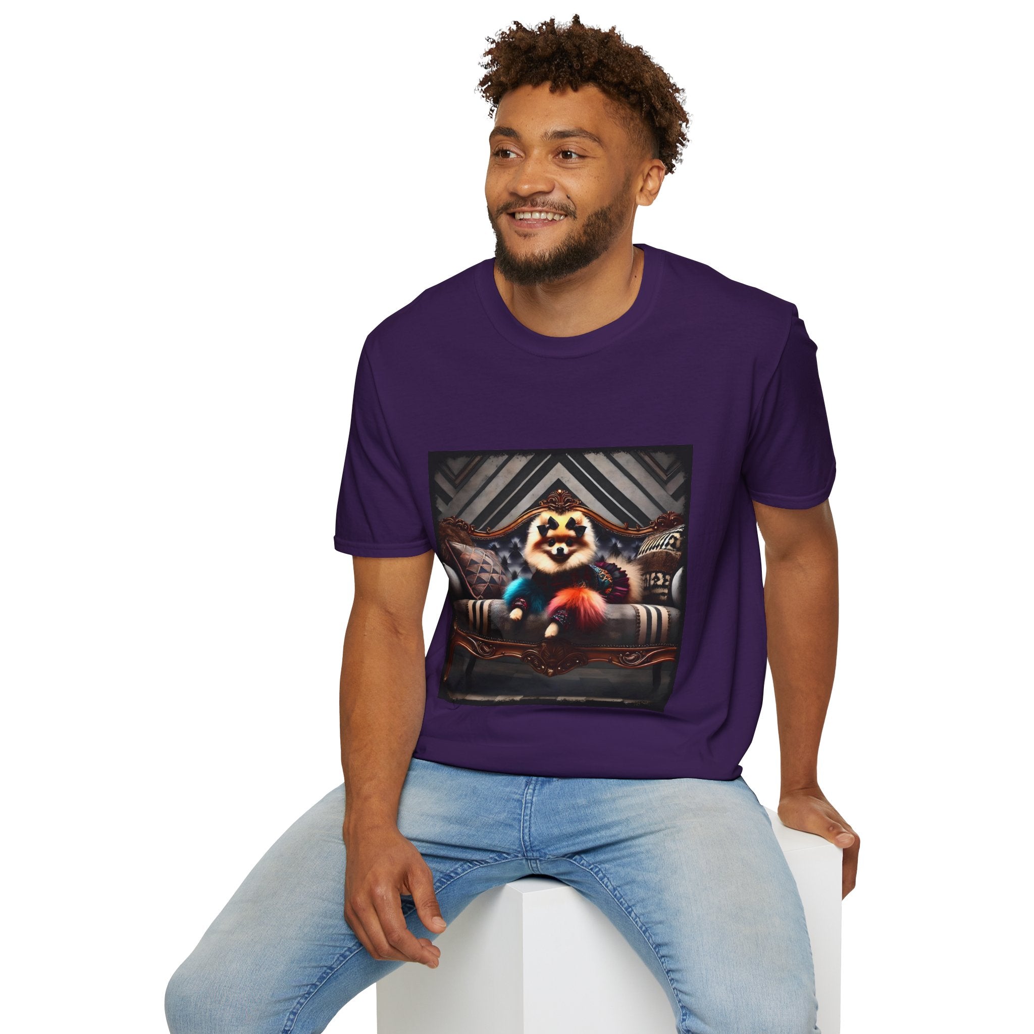 Pomeranian Fierce Fashionista | Unisex Dog T-Shirt