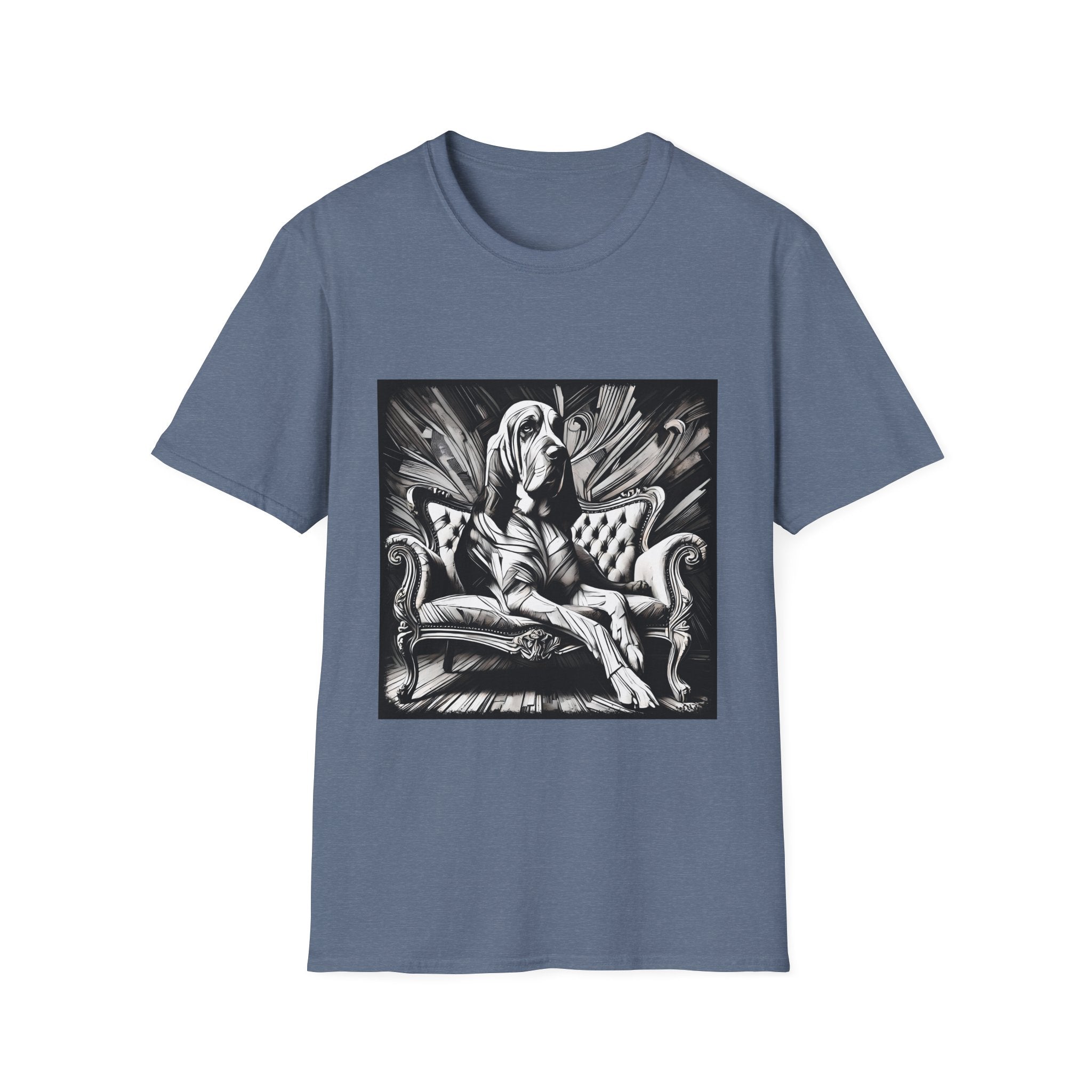 Bloodhound B&W Bold | Unisex Dog T-Shirt