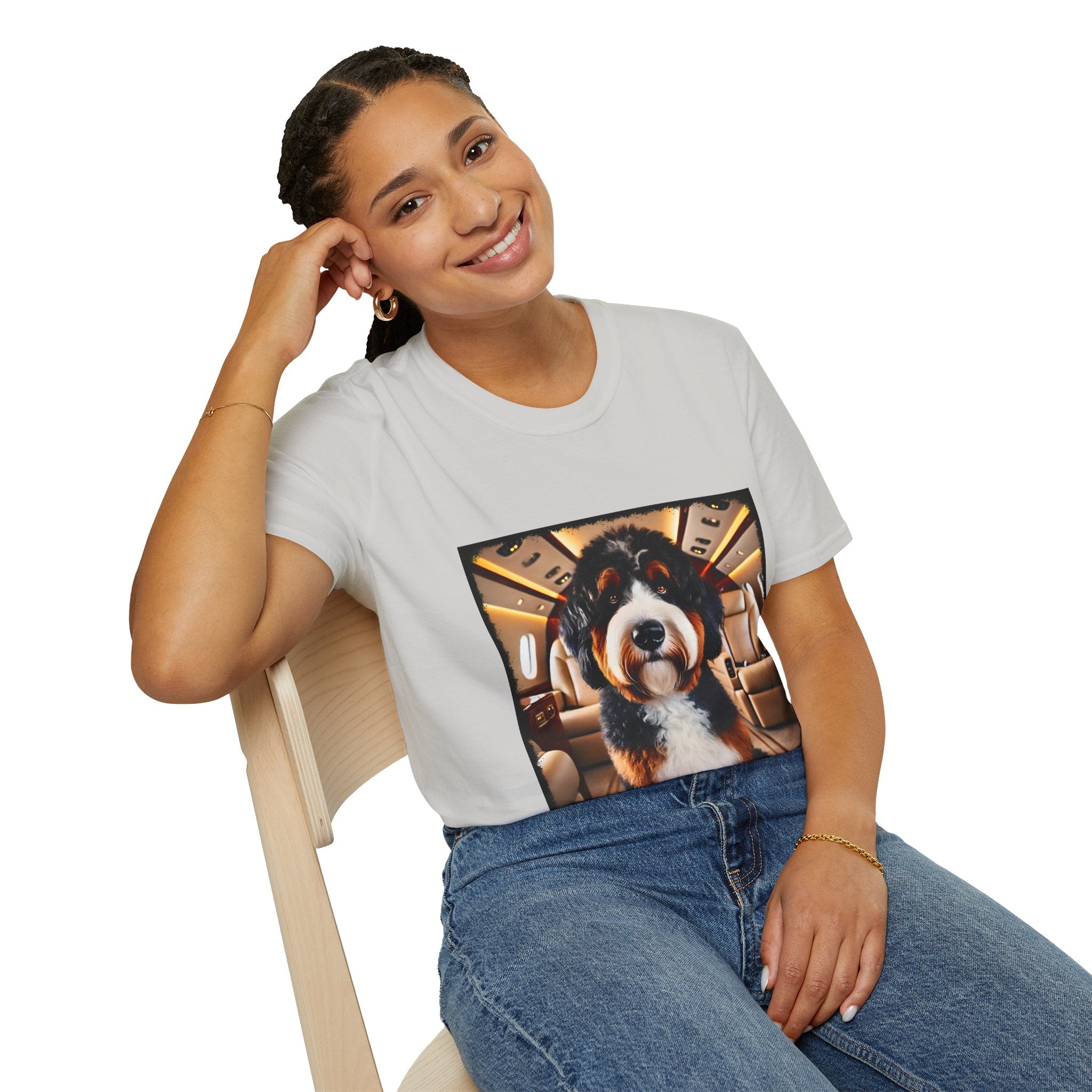 Bernedoodle Luxe Flier | Unisex Dog T-Shirt