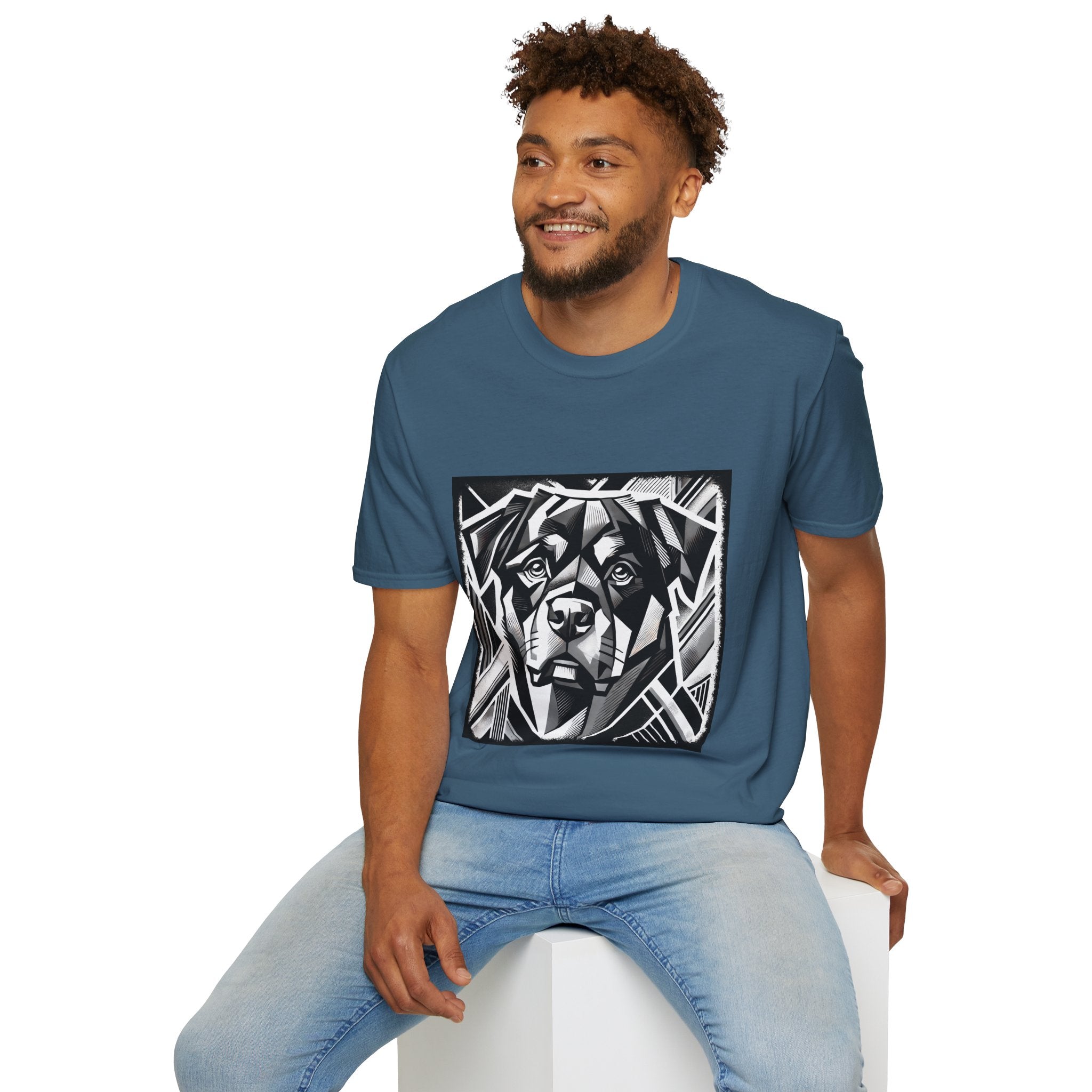 Rottweiler Geometric | Unisex Dog T-Shirt