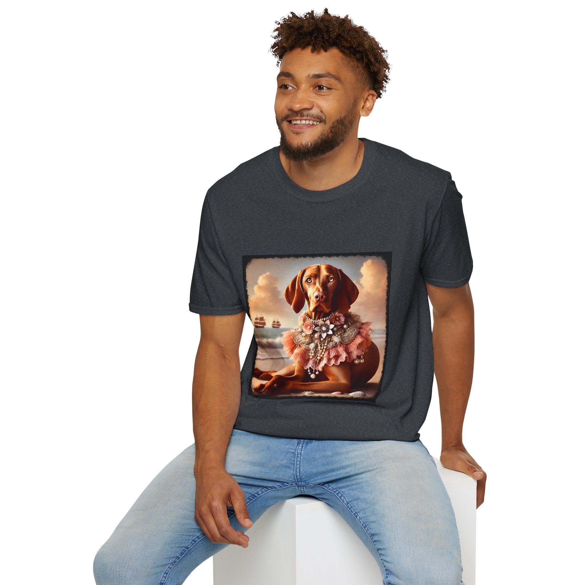 Vizsla Beach Beauty | Unisex Dog T-Shirt