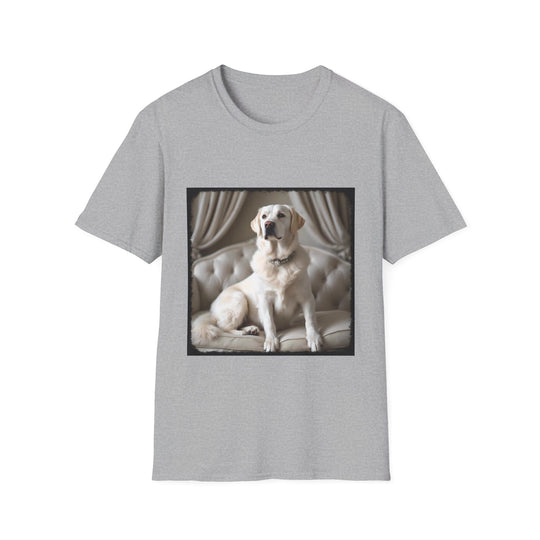 Labrador Retriever Ice Queen design dog lover unisex t-shirt in sport grey
