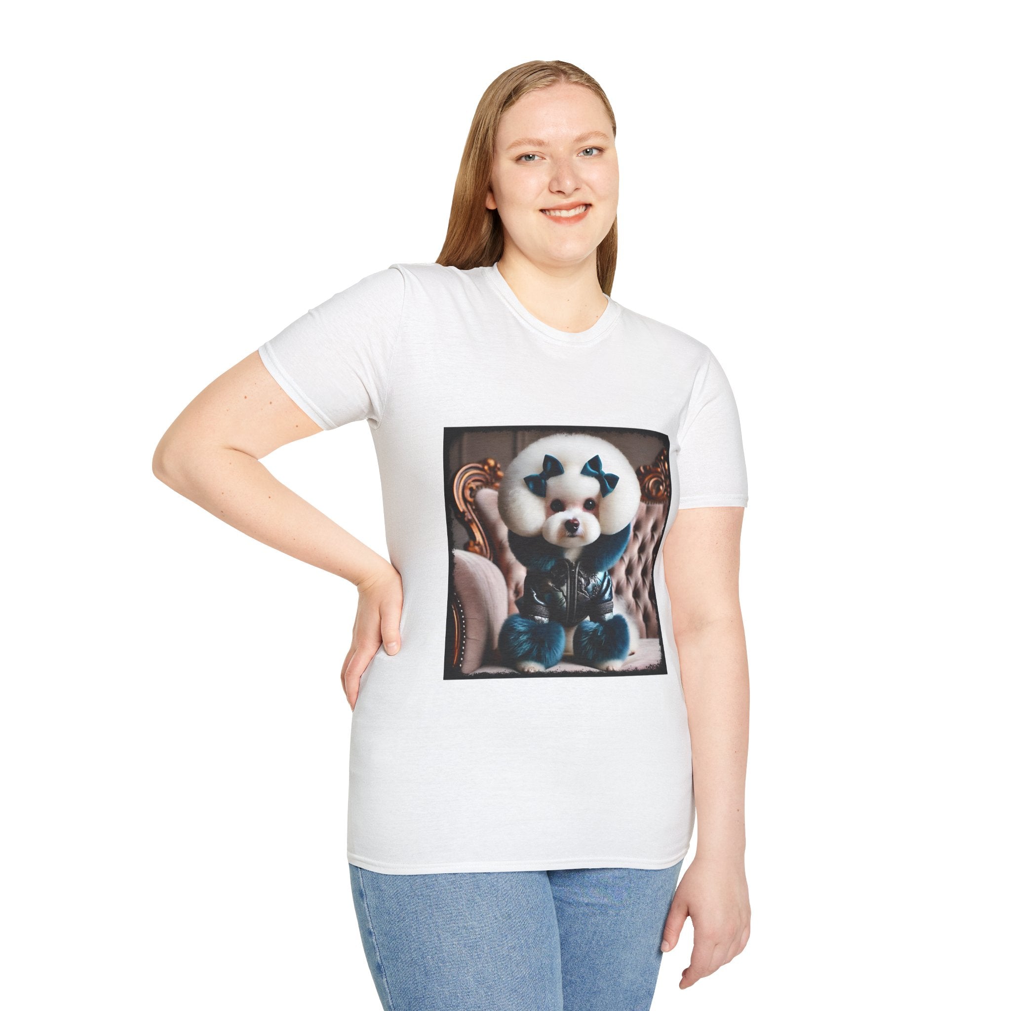 Bichon Frise Posh Pawfluencer | Unisex Dog T-Shirt