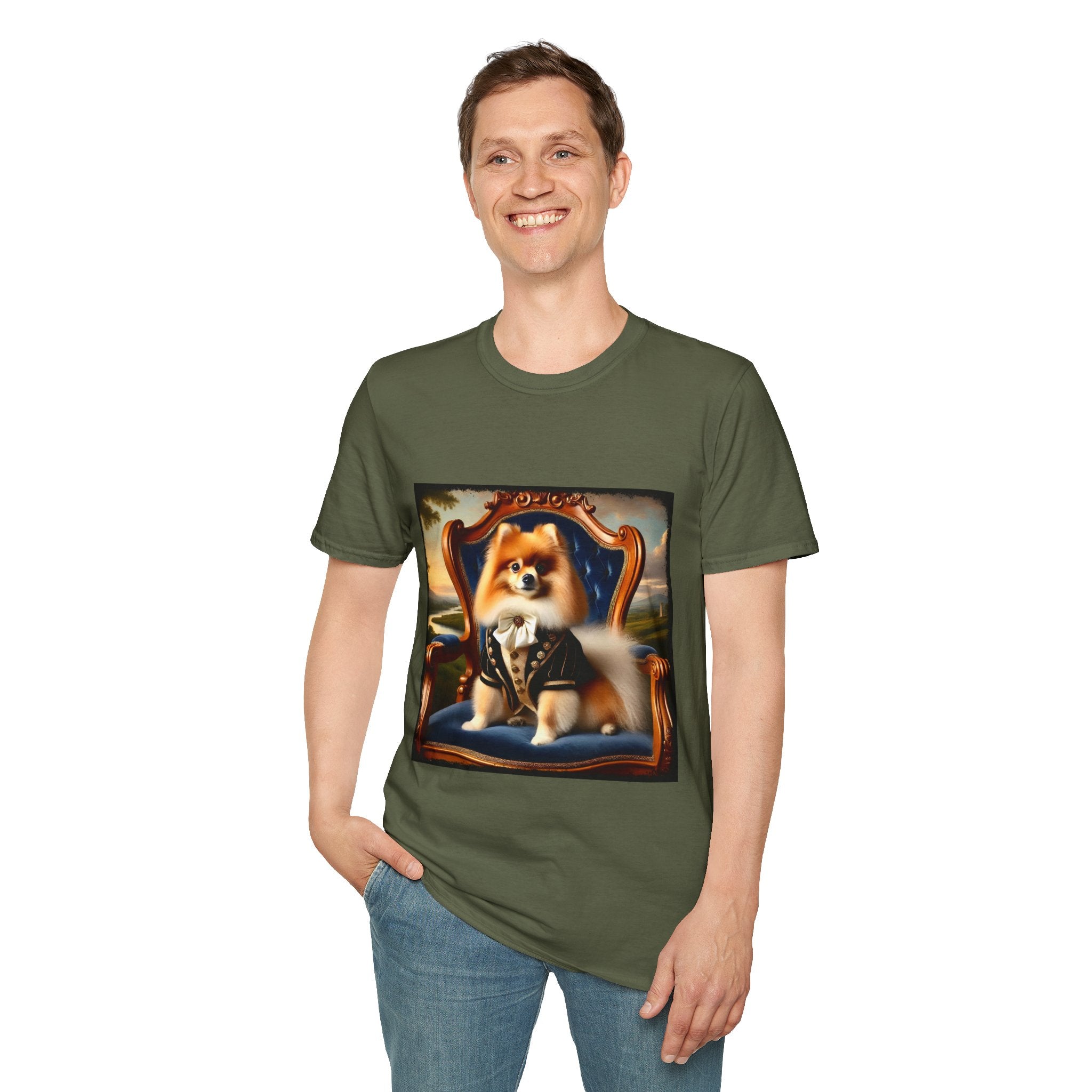 Pomeranian Groomed Gentleman | Unisex Dog T-Shirt