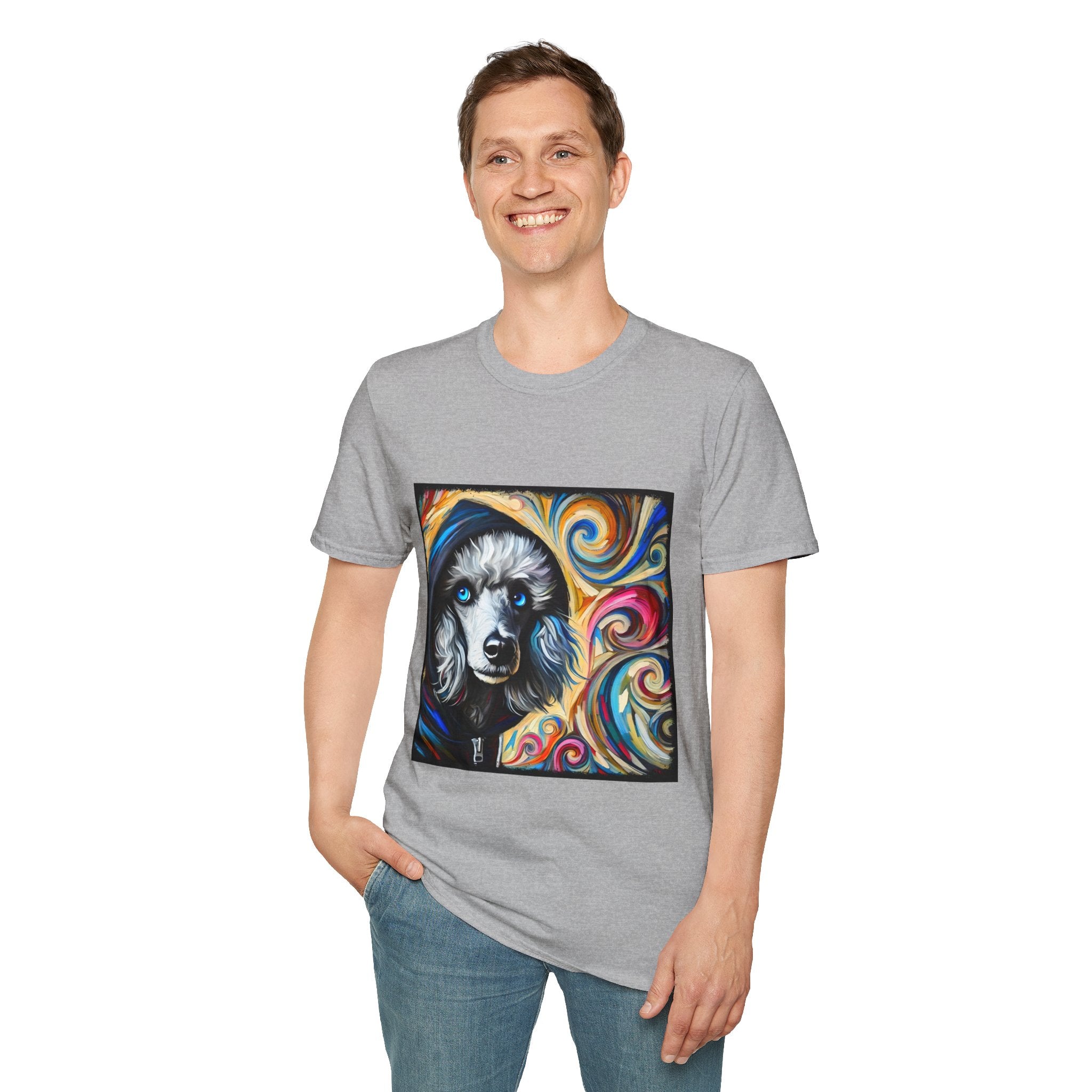 Poodle Relaxed Swirl | Unisex Dog T-Shirt