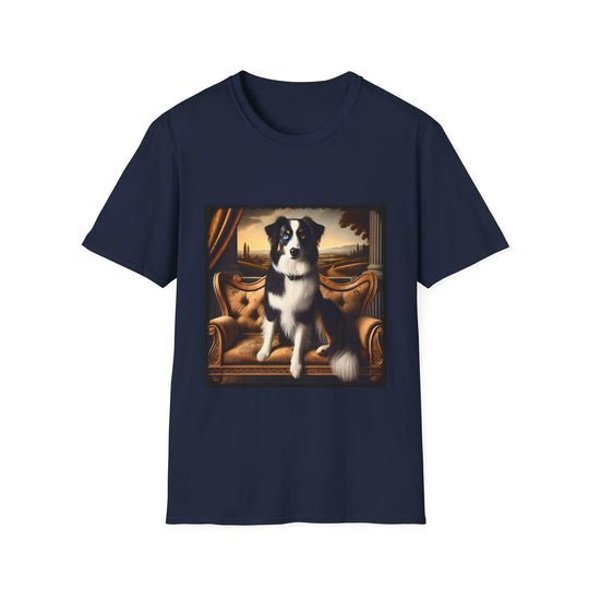 Miniature American Shepherd Royalty design dog lover unisex t-shirt in navy