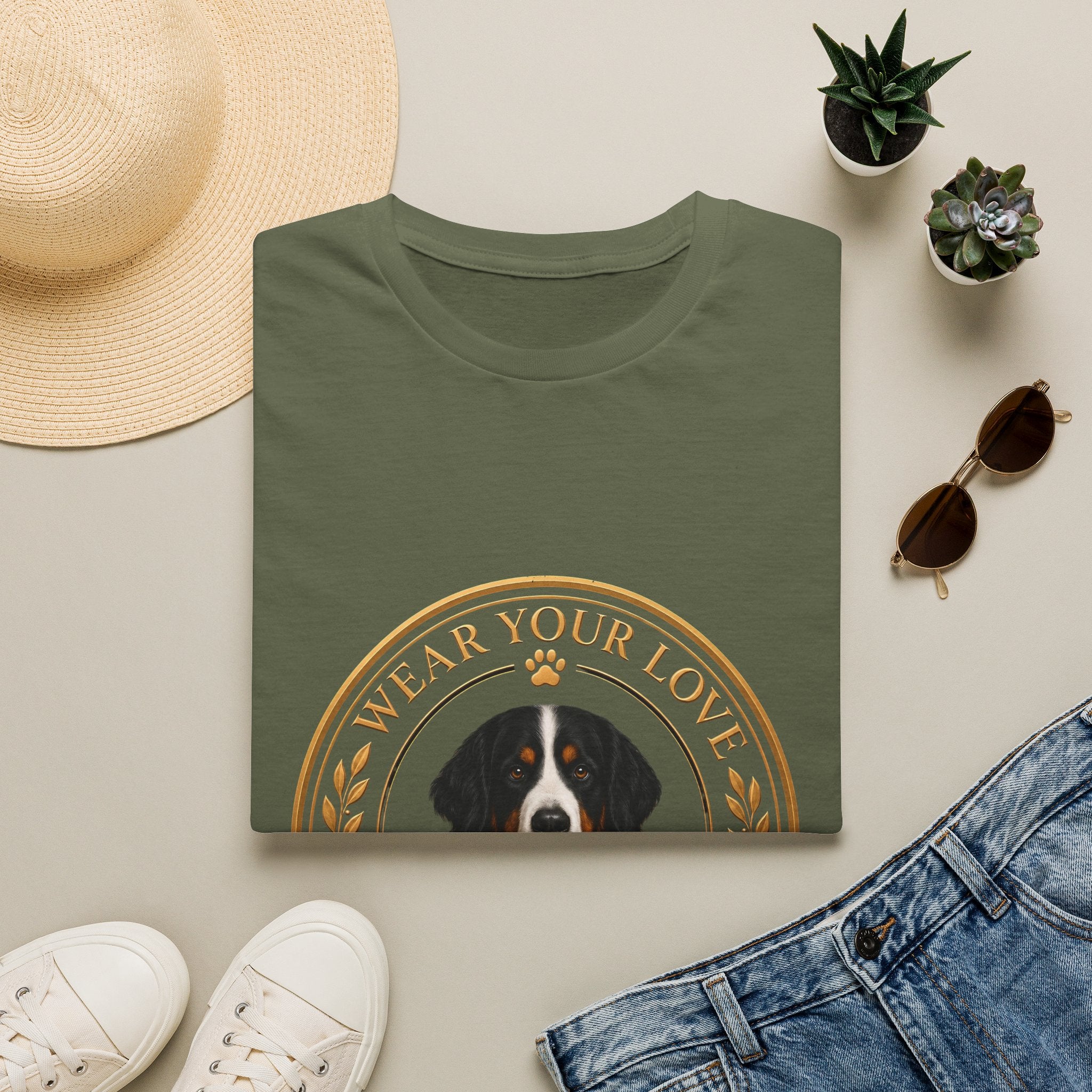 Bernese Mountain Dog Shirt | Wear Your Love for Dogs Dog Lover Tee