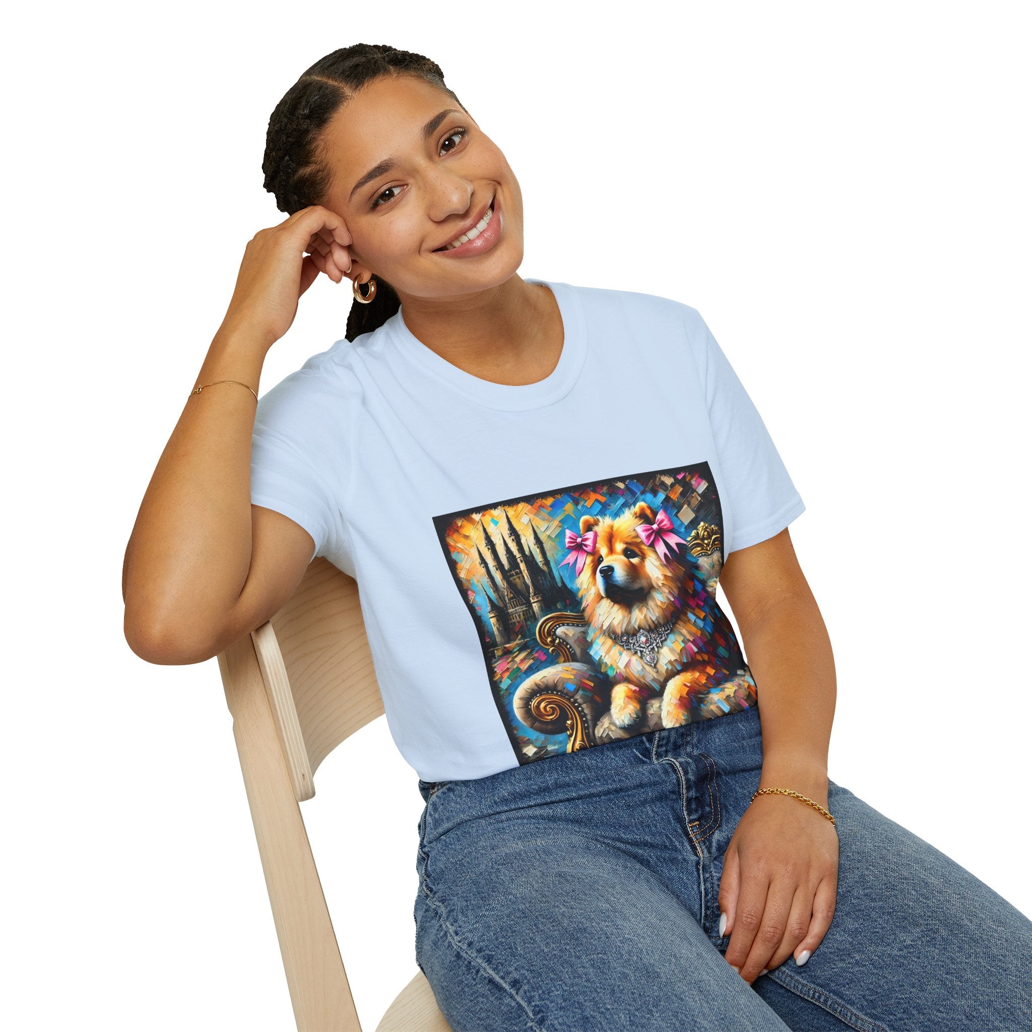 Chow Chow Diamond Princess Classic | Unisex Dog T-Shirt
