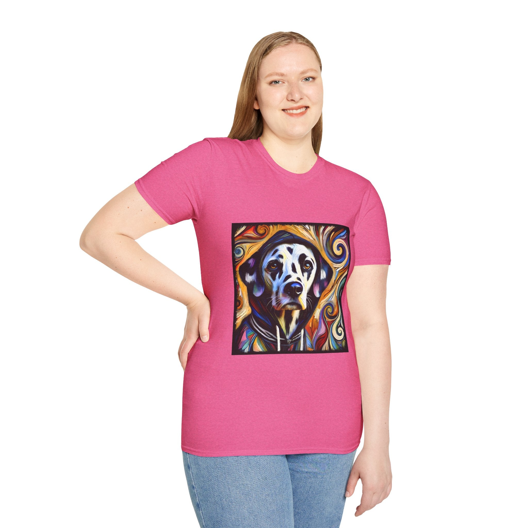 Dalmatian Relaxed Swirl | Unisex Dog T-Shirt