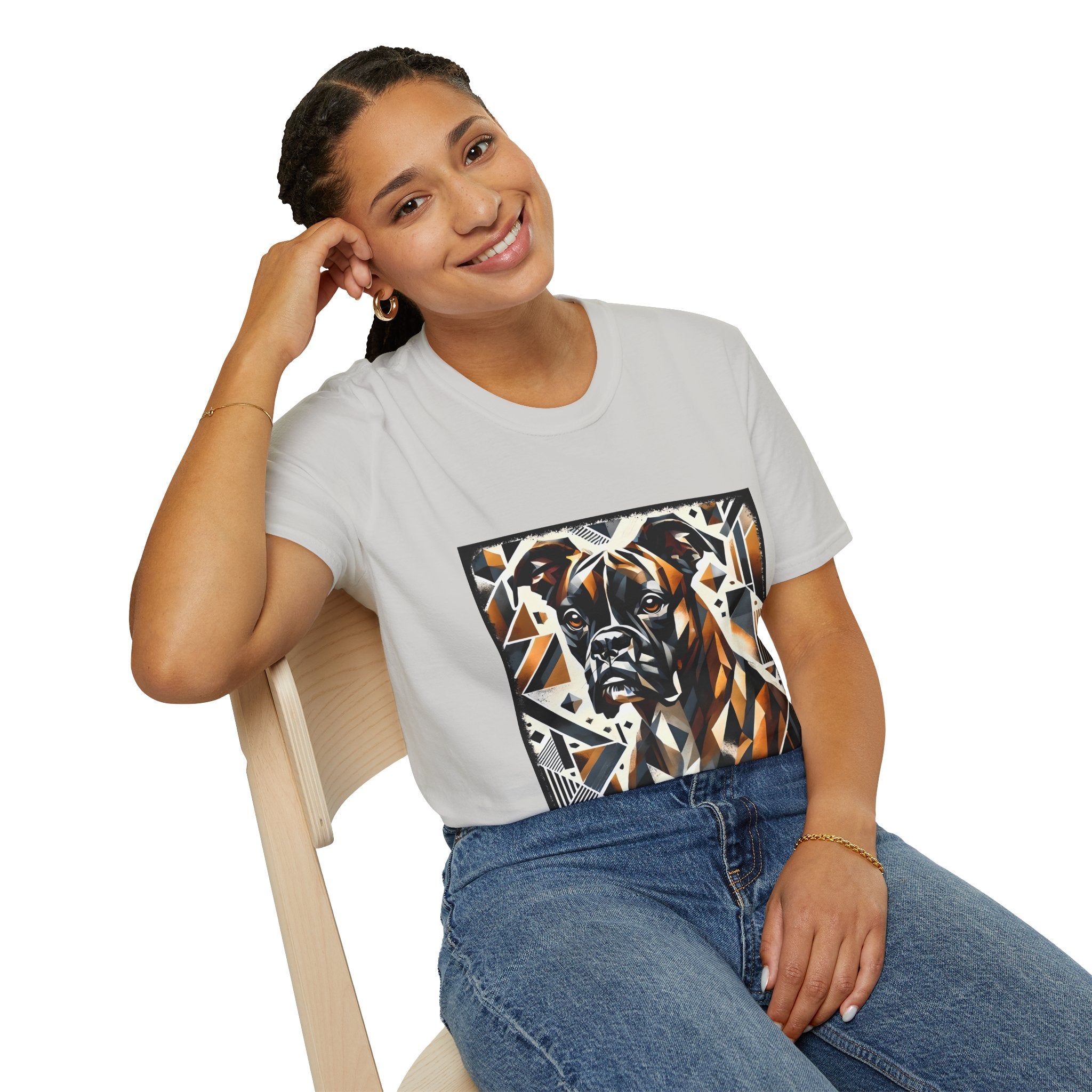 Boxer Warm Geometric | Unisex Dog T-Shirt