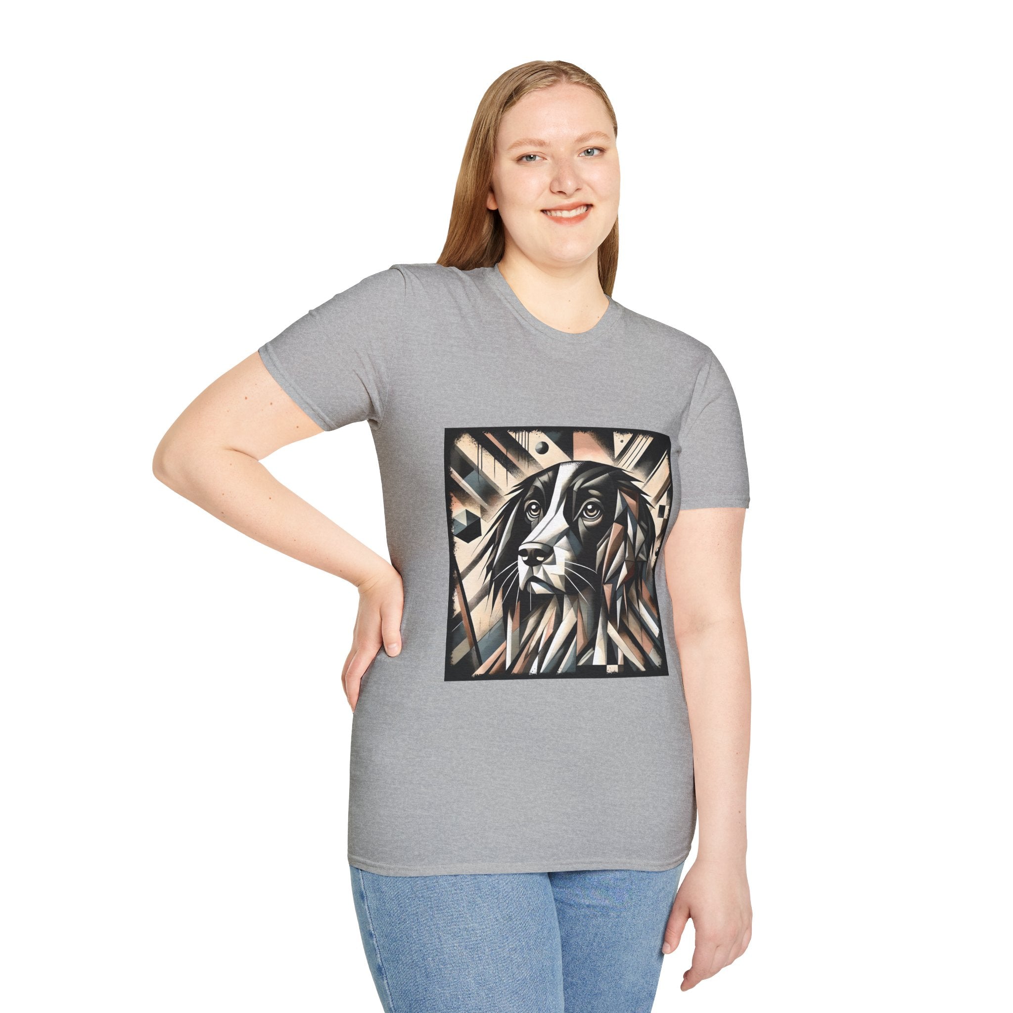 English Springer Spaniel Bold Geometric | Unisex Dog T-Shirt