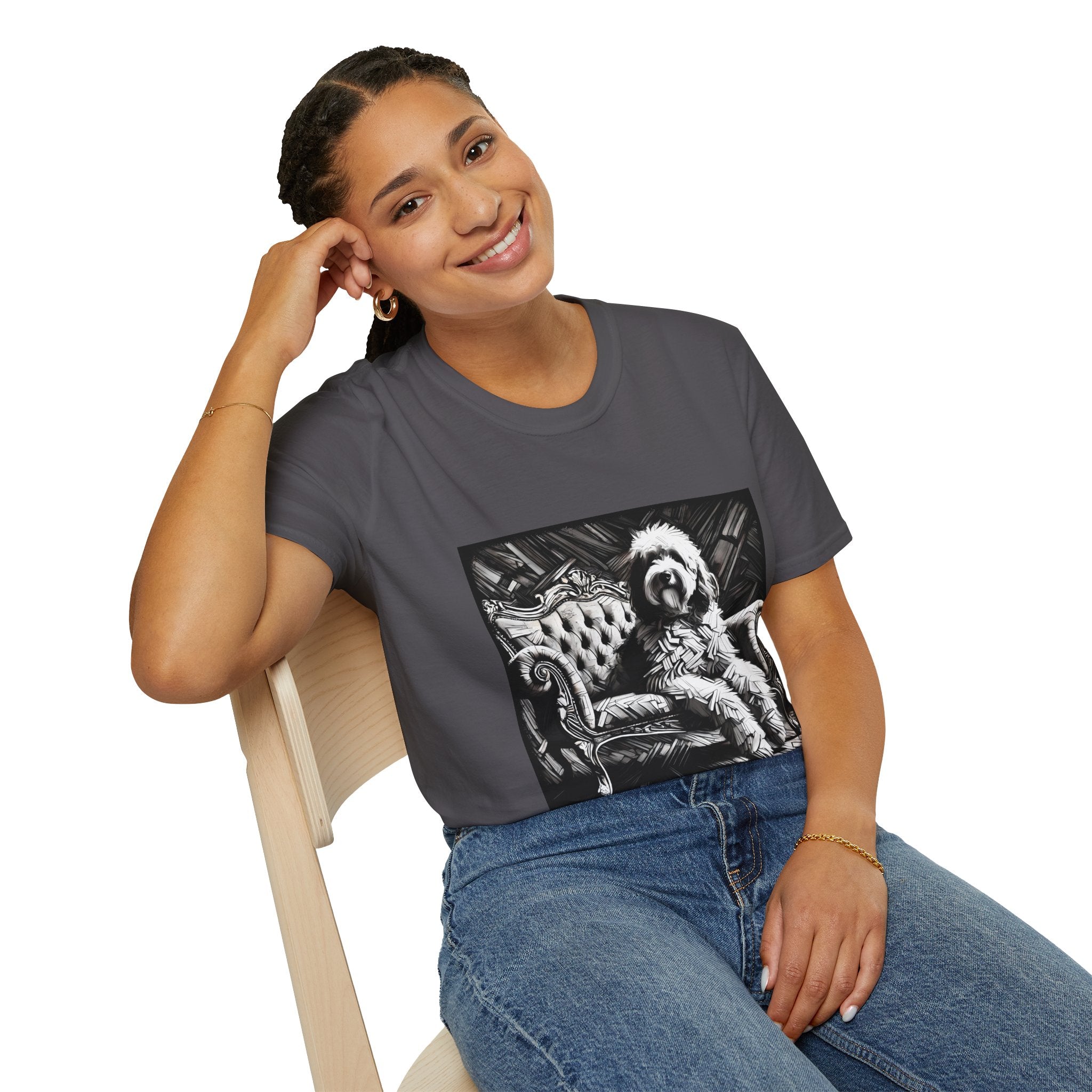 Bernedoodle B&W Bold | Unisex Dog T-Shirt