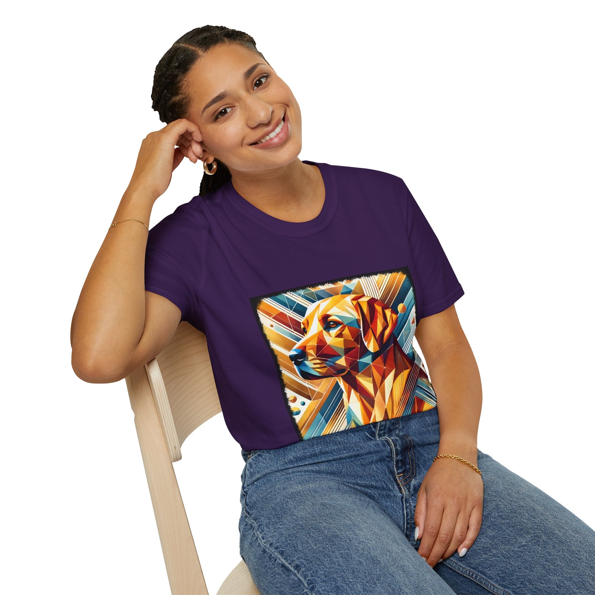 Labrador Retriever Vivid Geometric | Unisex Dog T-Shirt