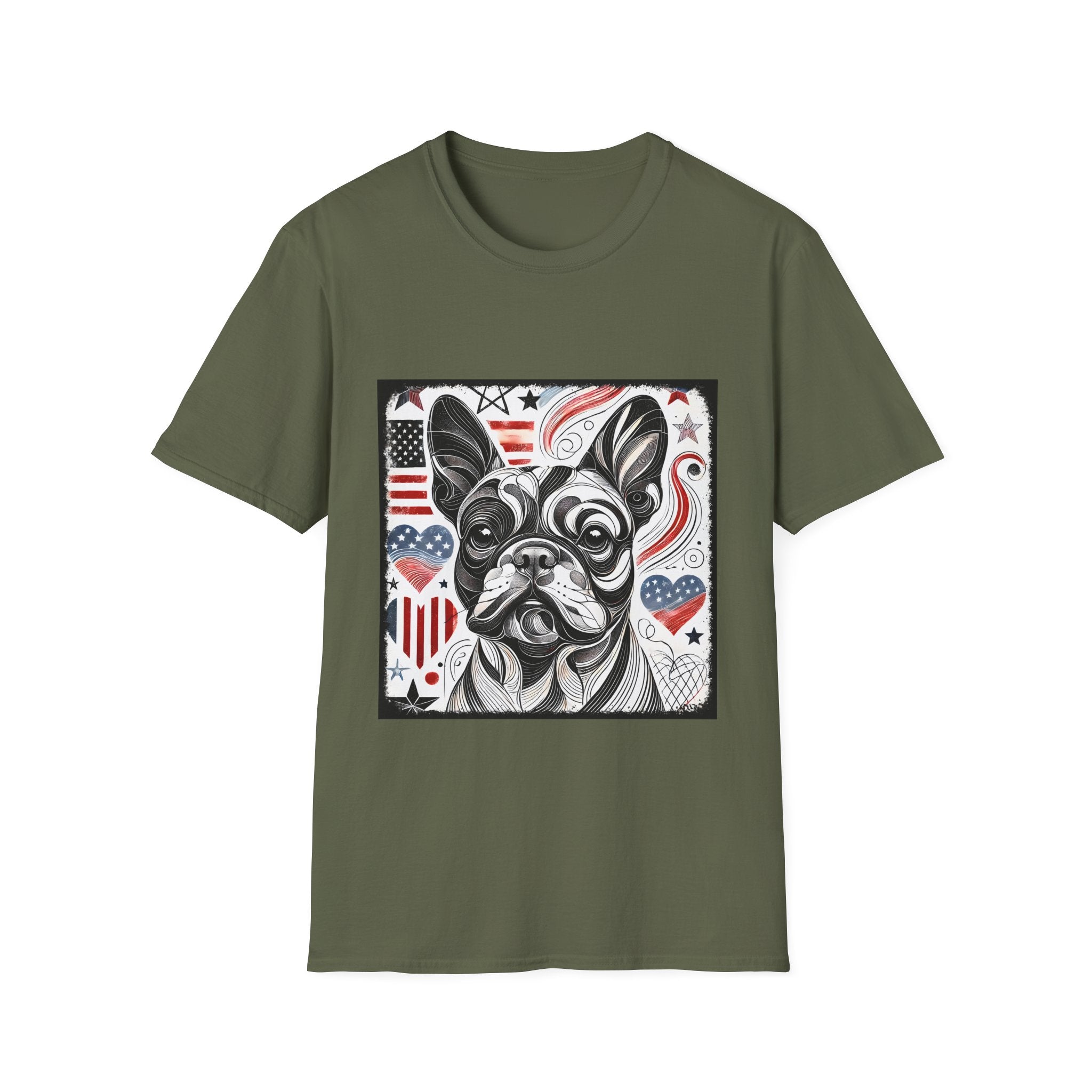 French Bulldog Shirt | Americana Dream Dog Lover Tee