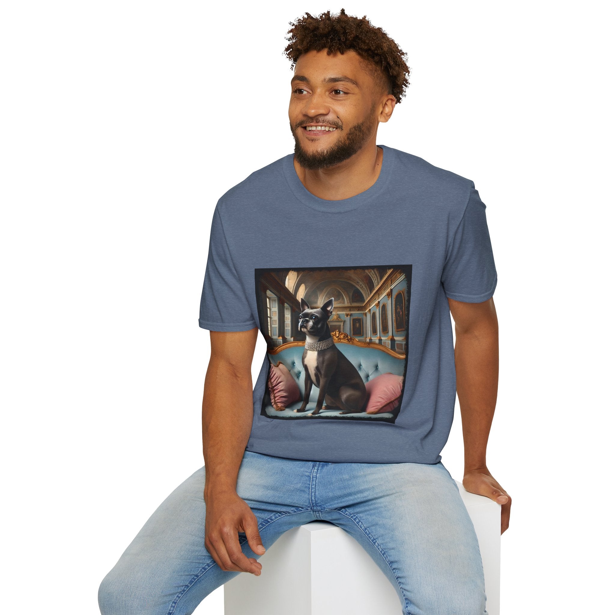 Boston Terrier Blue Baroness | Unisex Dog T-Shirt