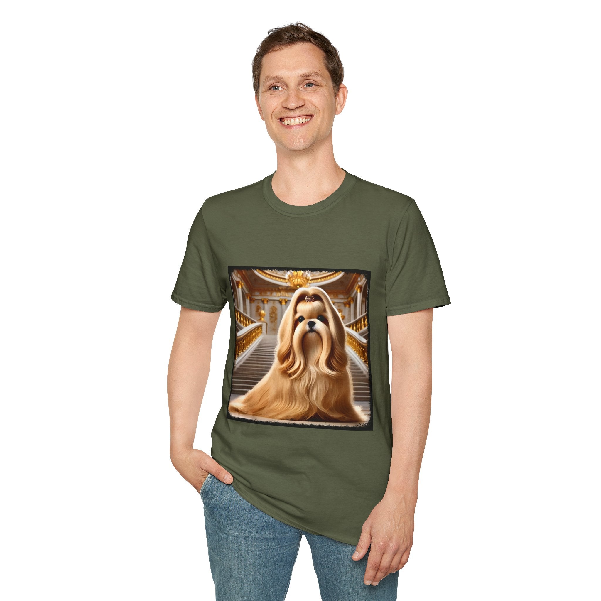 Shih Tzu Billionaire Bark | Unisex Dog T-Shirt