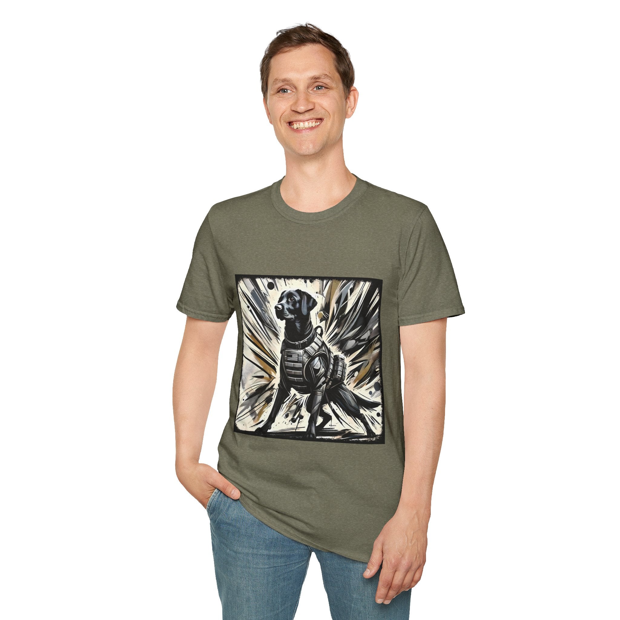 Labrador Retriever Bold Armor Classic | Unisex Dog T-Shirt
