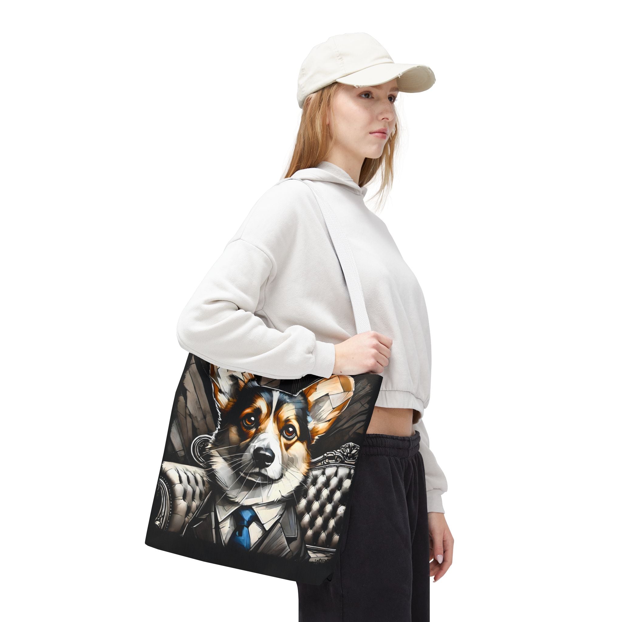 Pembroke Welsh Corgi Tote Bag | Classic Gent Dog Lover Gift