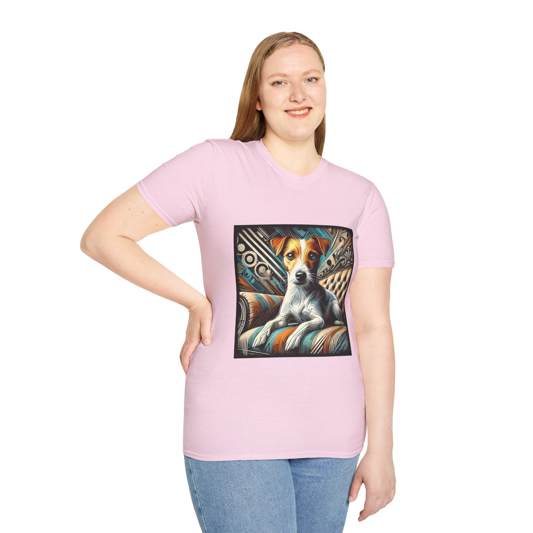 Jack Russell Terrier Warm Rebel | Unisex Dog T-Shirt