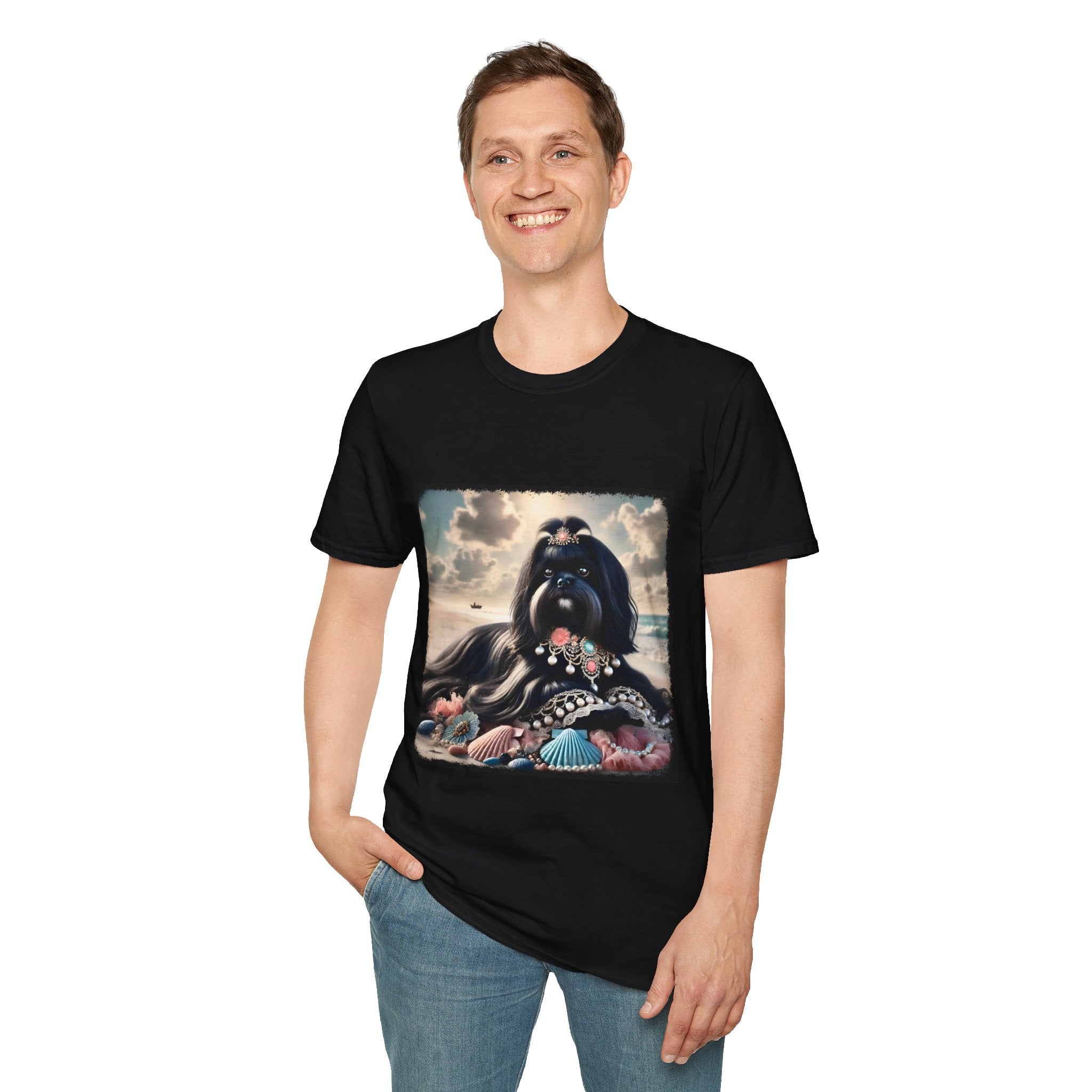 Shih Tzu Shell Chic | Unisex Dog T-Shirt