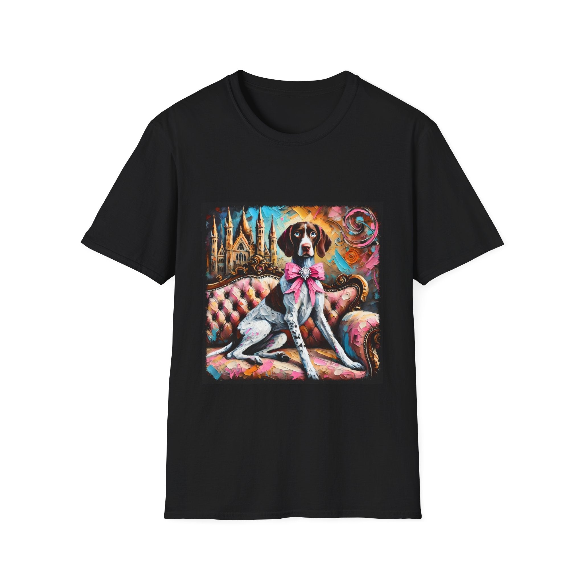 German Shorthaired Pointer Diamond Princess Classic | Unisex Dog T-Shirt