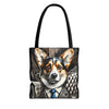 Pembroke Welsh Corgi Tote Bag Classic Gent Dog Lover Gift tote bag in black