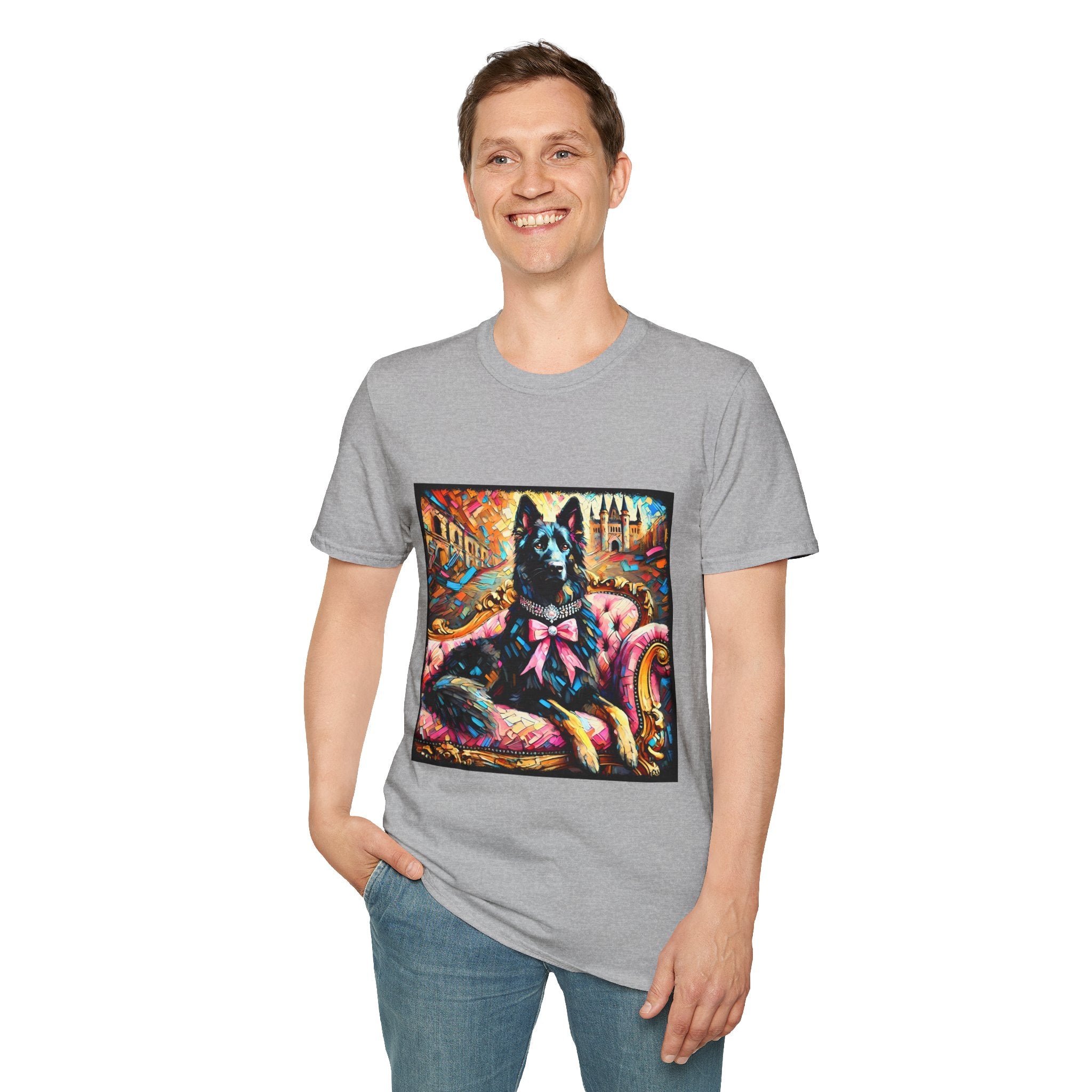 German Shepherd Diamond Princess Classic  | Unisex Dog T-Shirt
