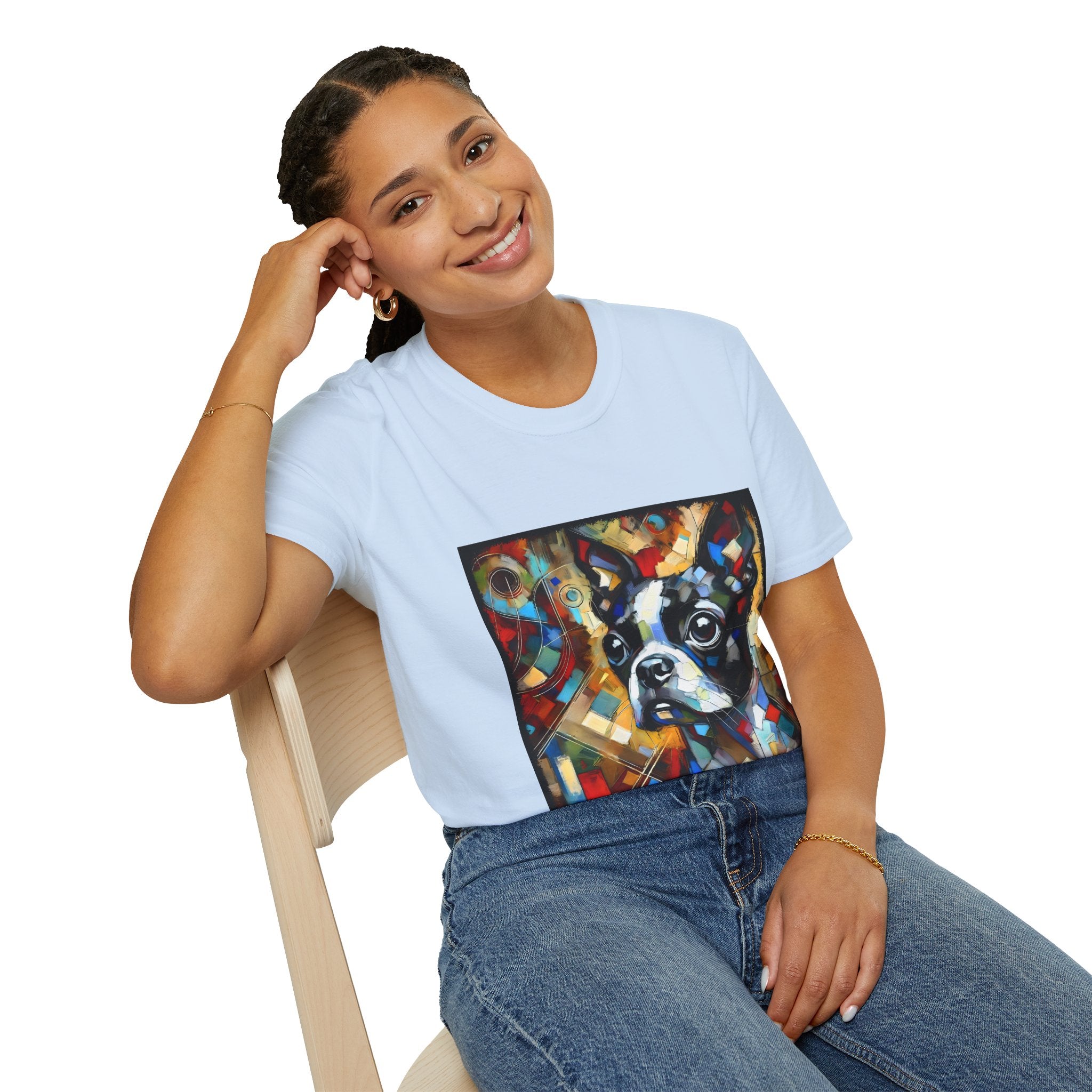 Boston Terrier Mirror Classic | Unisex Dog T-Shirt
