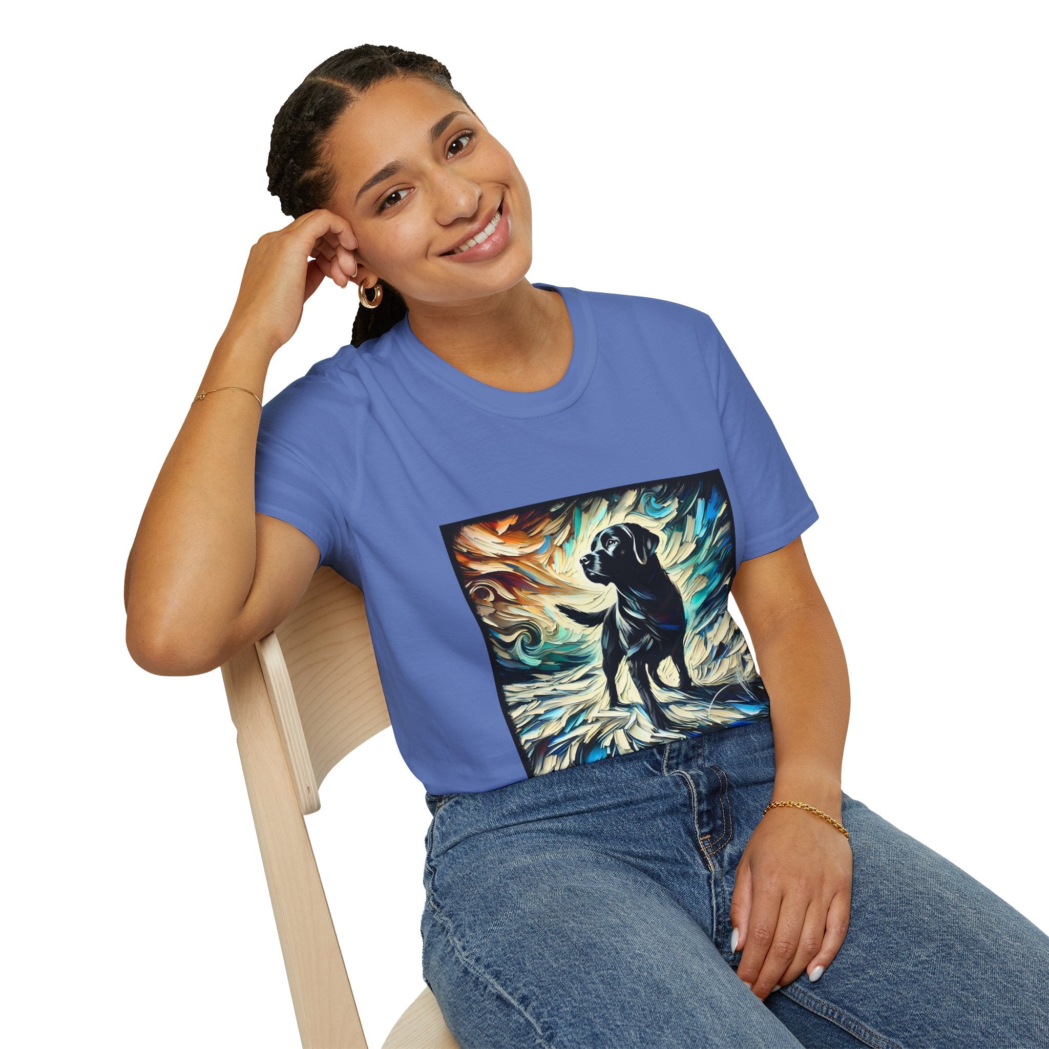 Labrador Retriever Snow Swirl | Unisex Dog T-Shirt