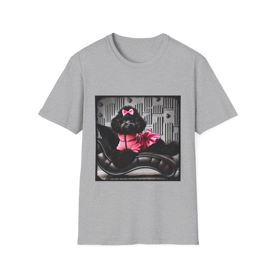 Cavapoo Fashion Icon design dog lover unisex t-shirt in sport grey